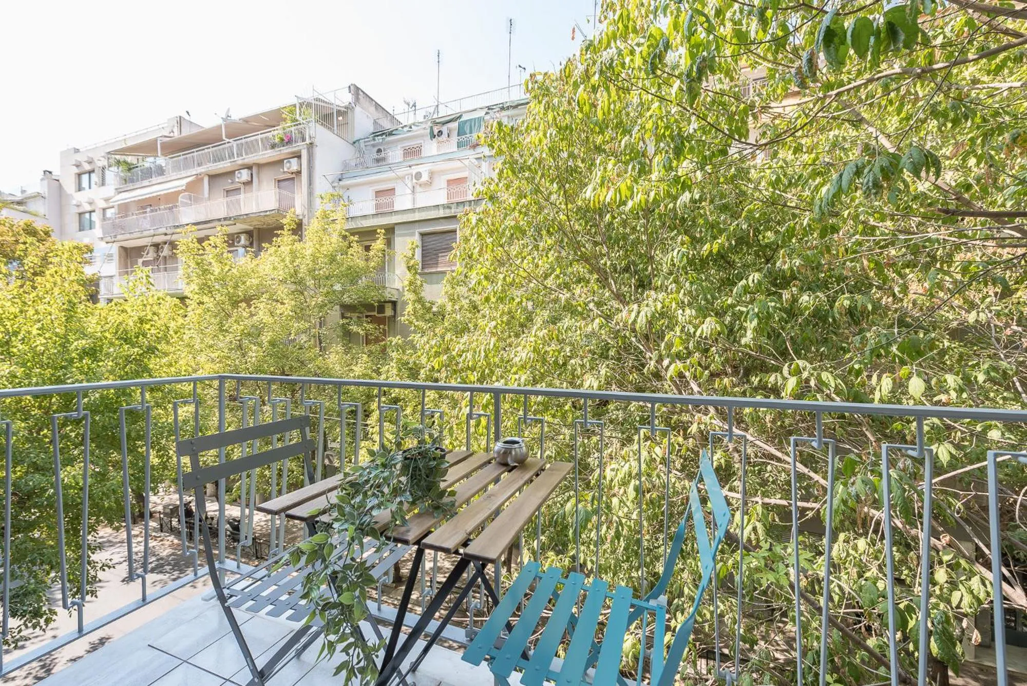 Balcony/Terrace in Elegant Suite by CloudKeys
