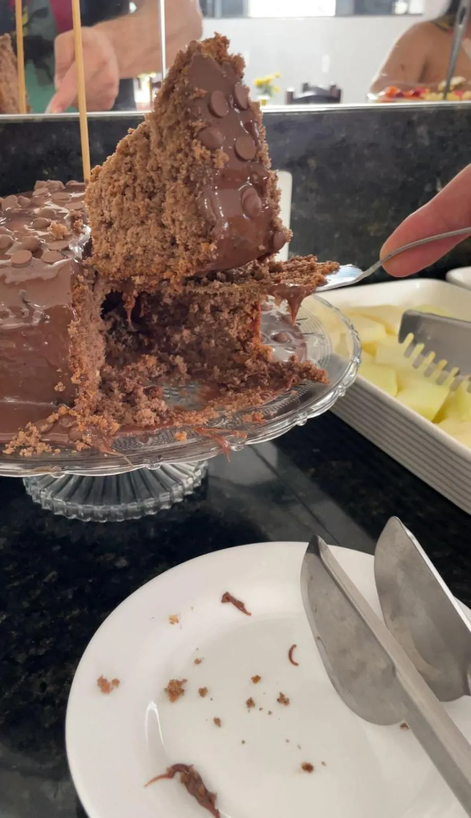 Restaurant/places to eat in Hotel Pousada Acauã Acesso através de escadas