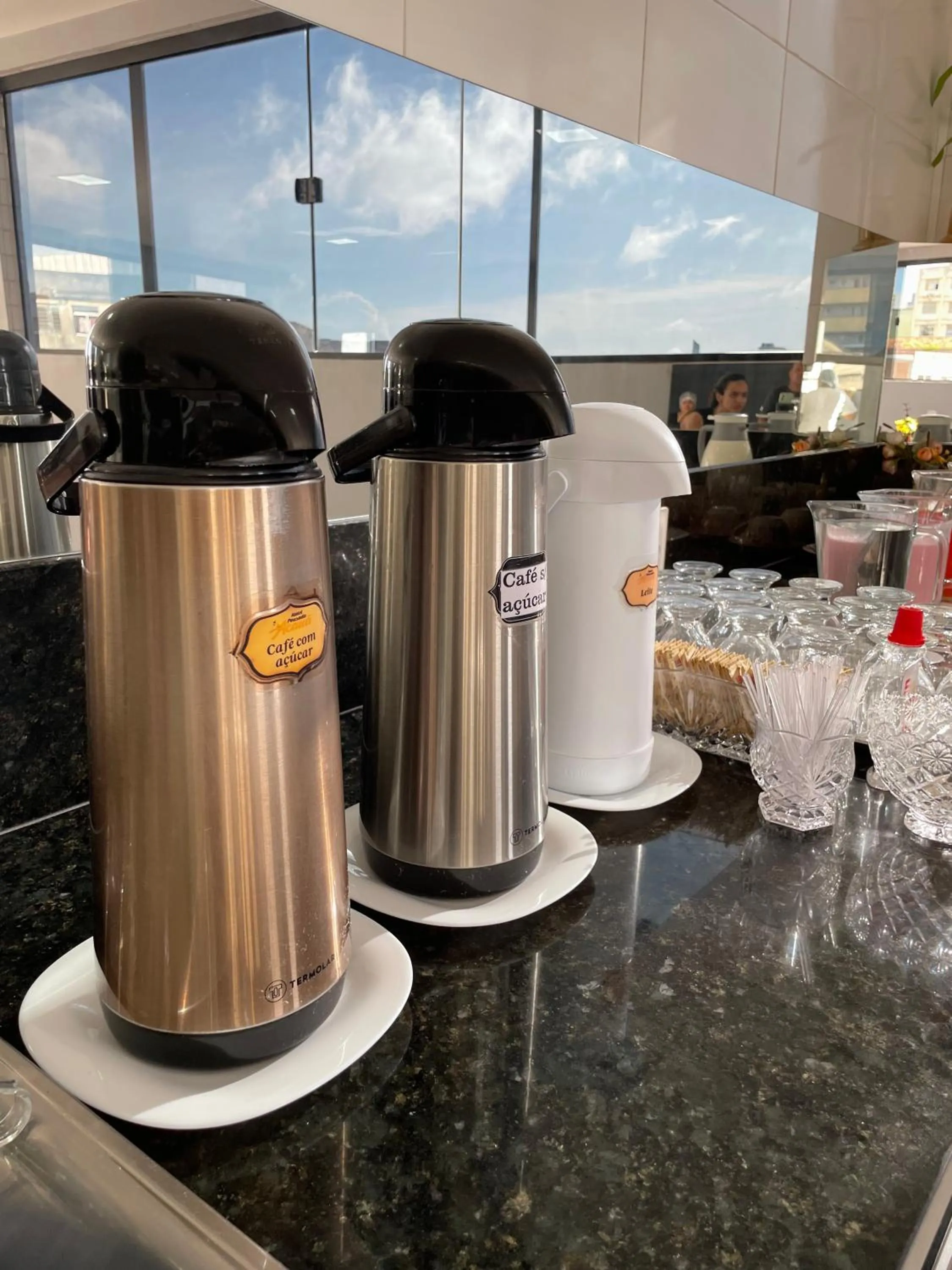 Restaurant/places to eat in Hotel Pousada Acauã Acesso através de escadas