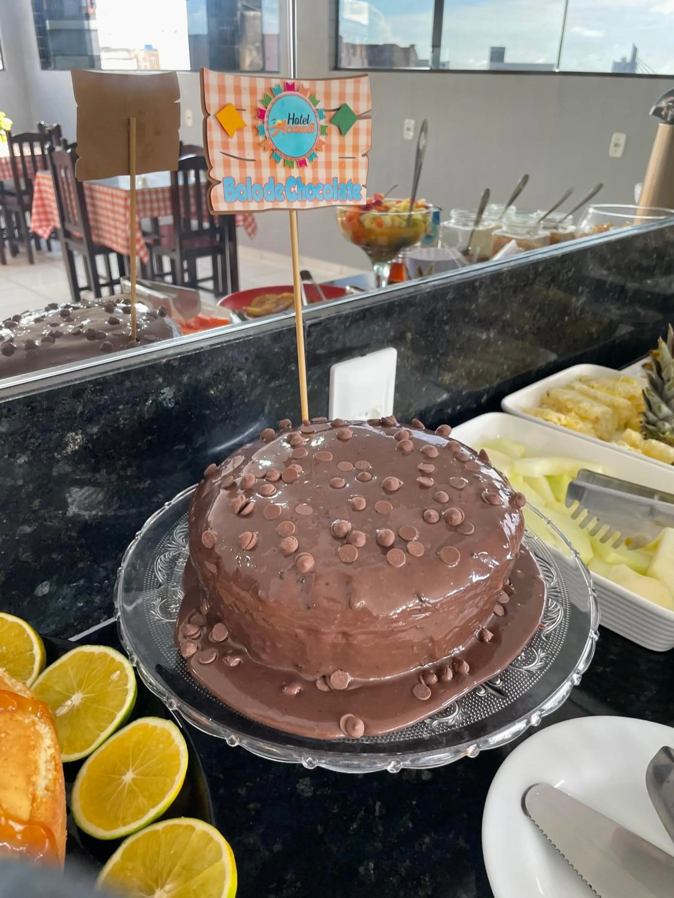 Restaurant/places to eat in Hotel Pousada Acauã Acesso através de escadas