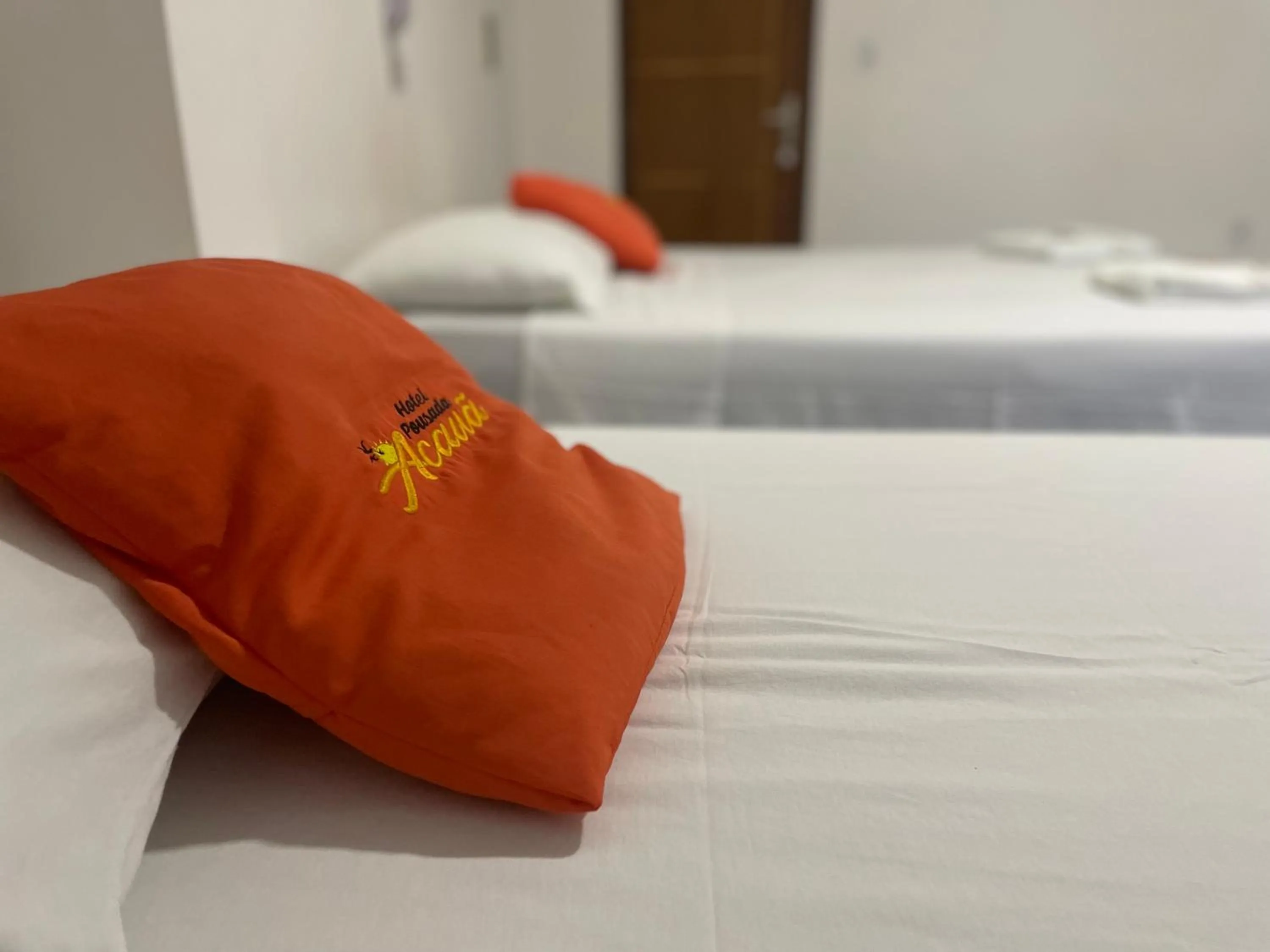 Bed in Hotel Pousada Acauã Acesso através de escadas