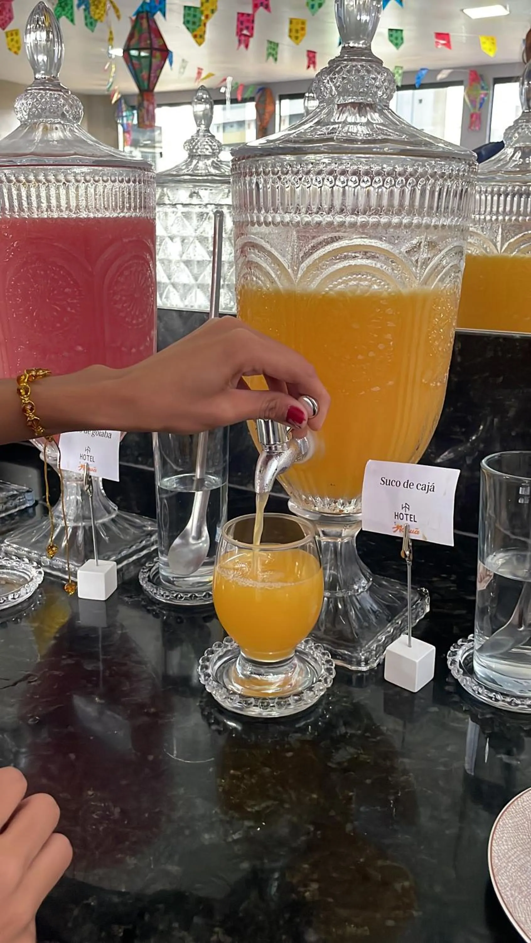 Restaurant/places to eat in Hotel Pousada Acauã Acesso através de escadas