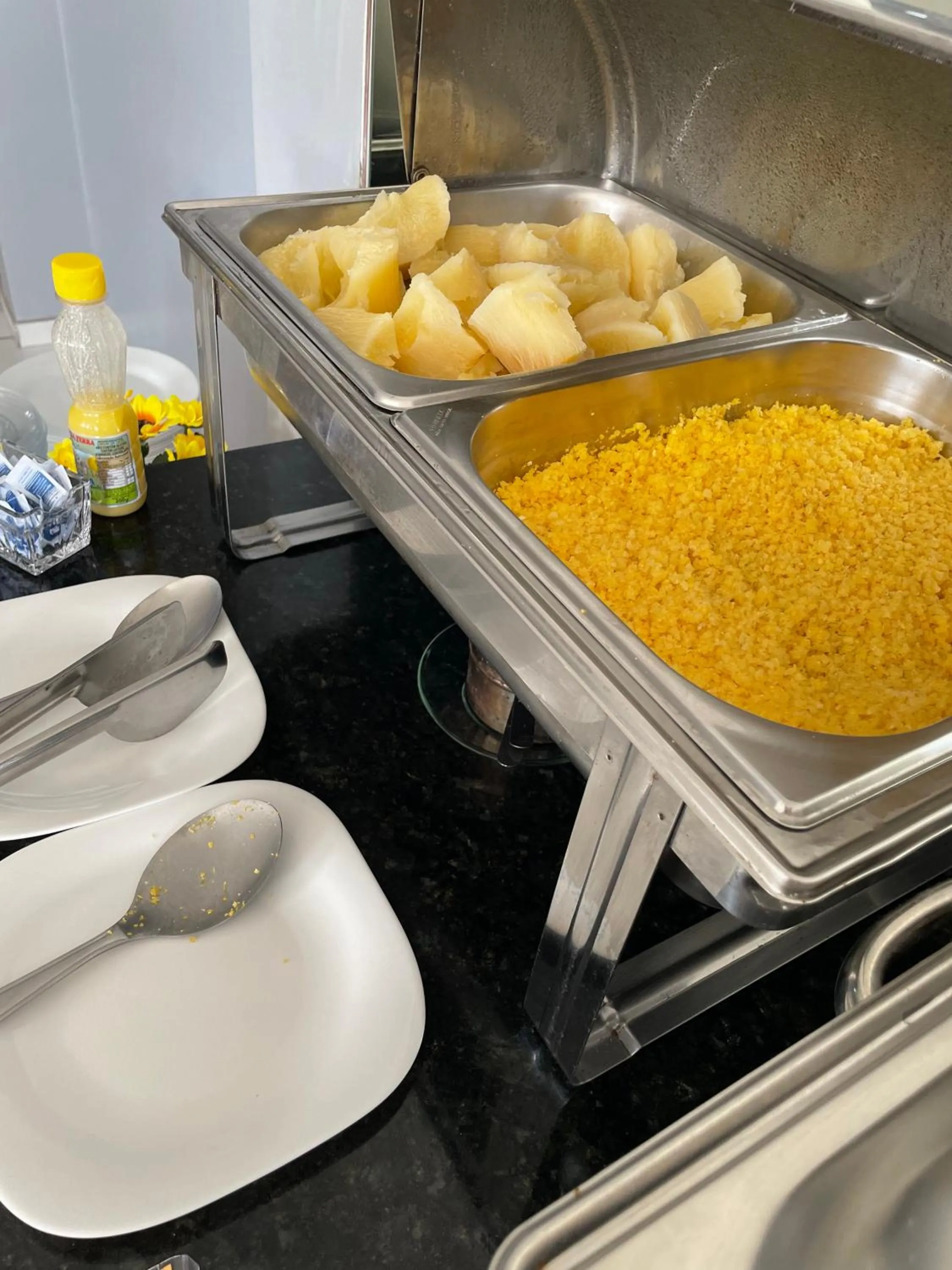 Restaurant/places to eat in Hotel Pousada Acauã Acesso através de escadas