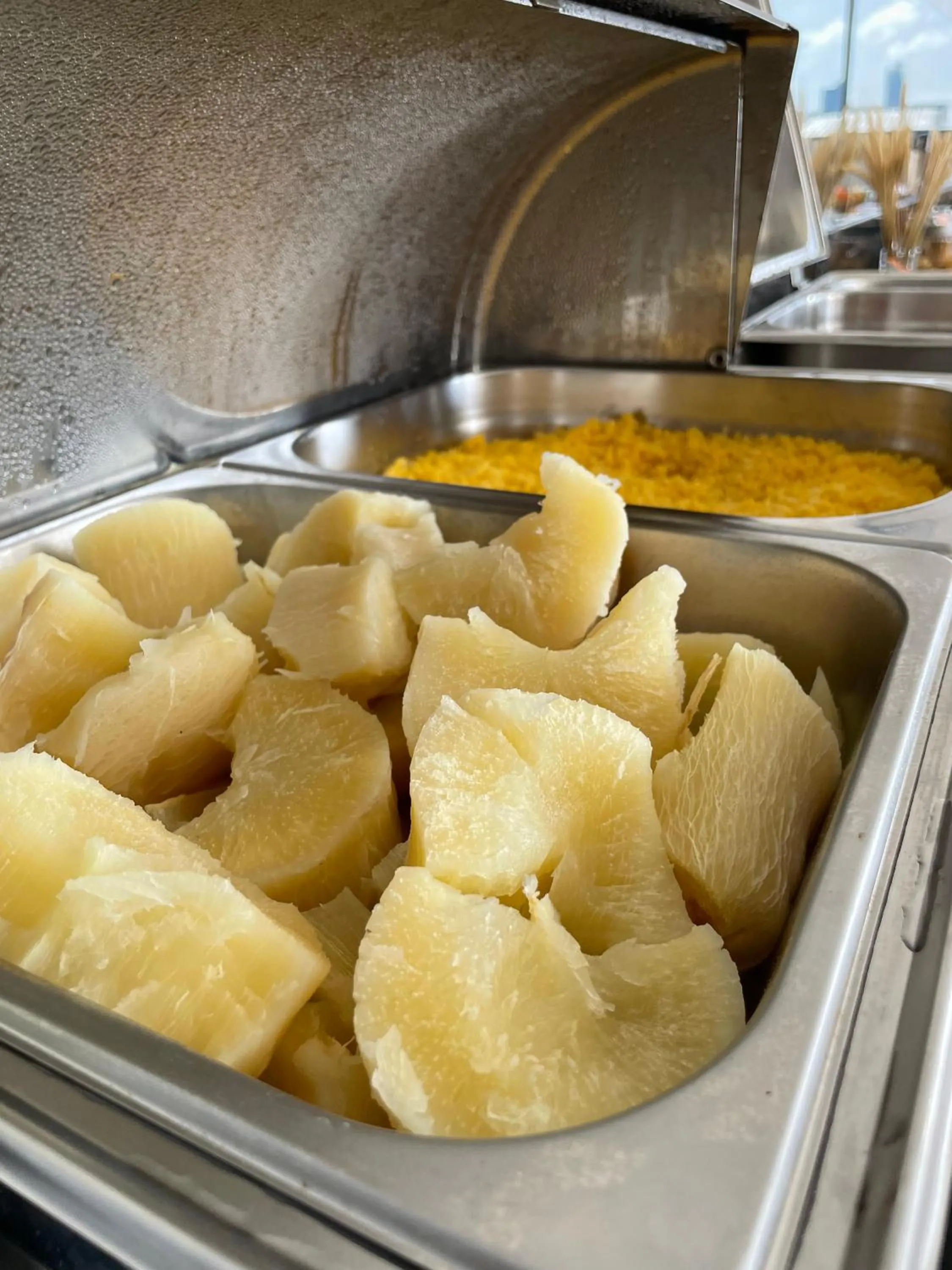 Restaurant/places to eat in Hotel Pousada Acauã Acesso através de escadas