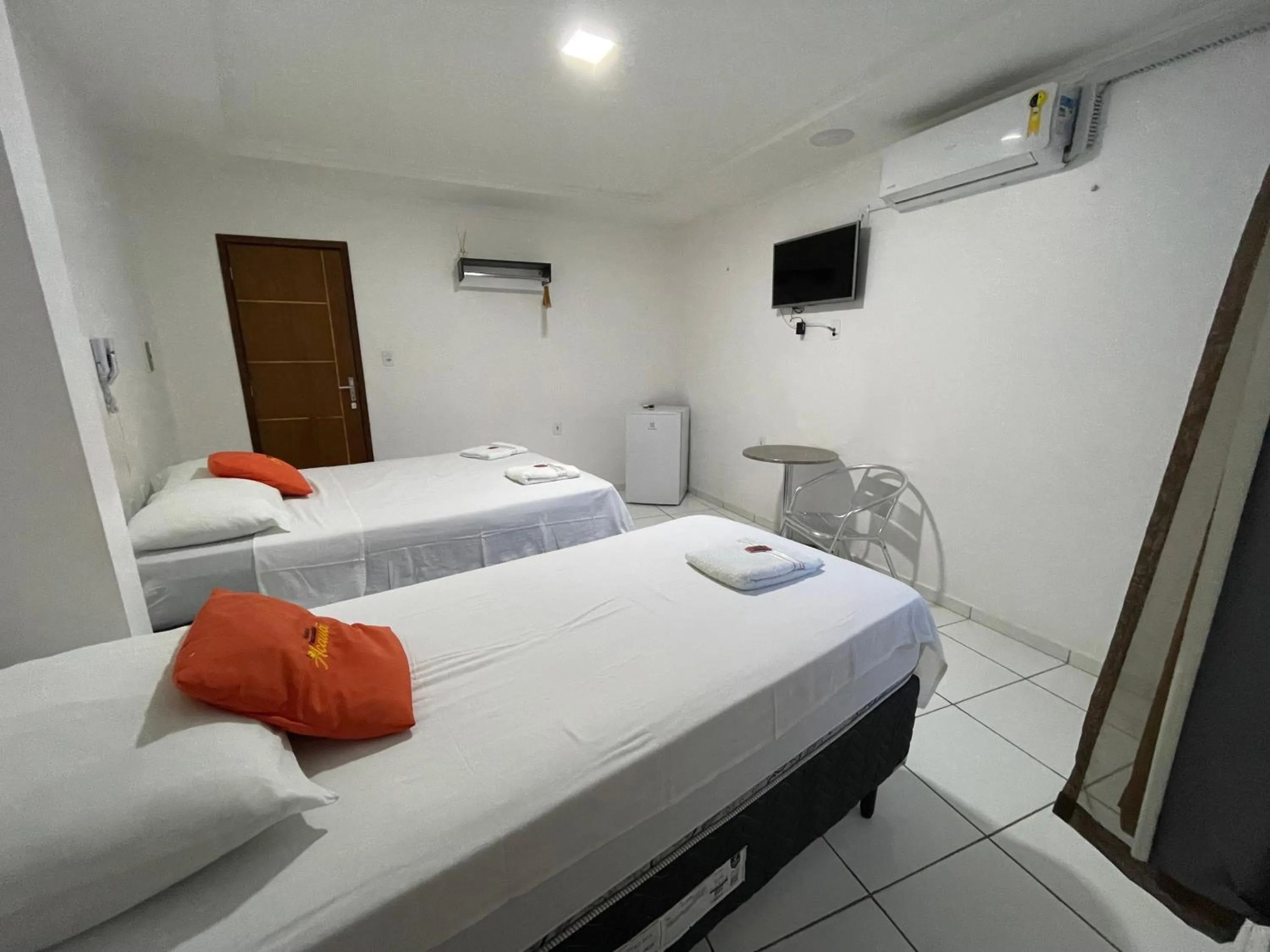 Bed in Hotel Pousada Acauã Acesso através de escadas