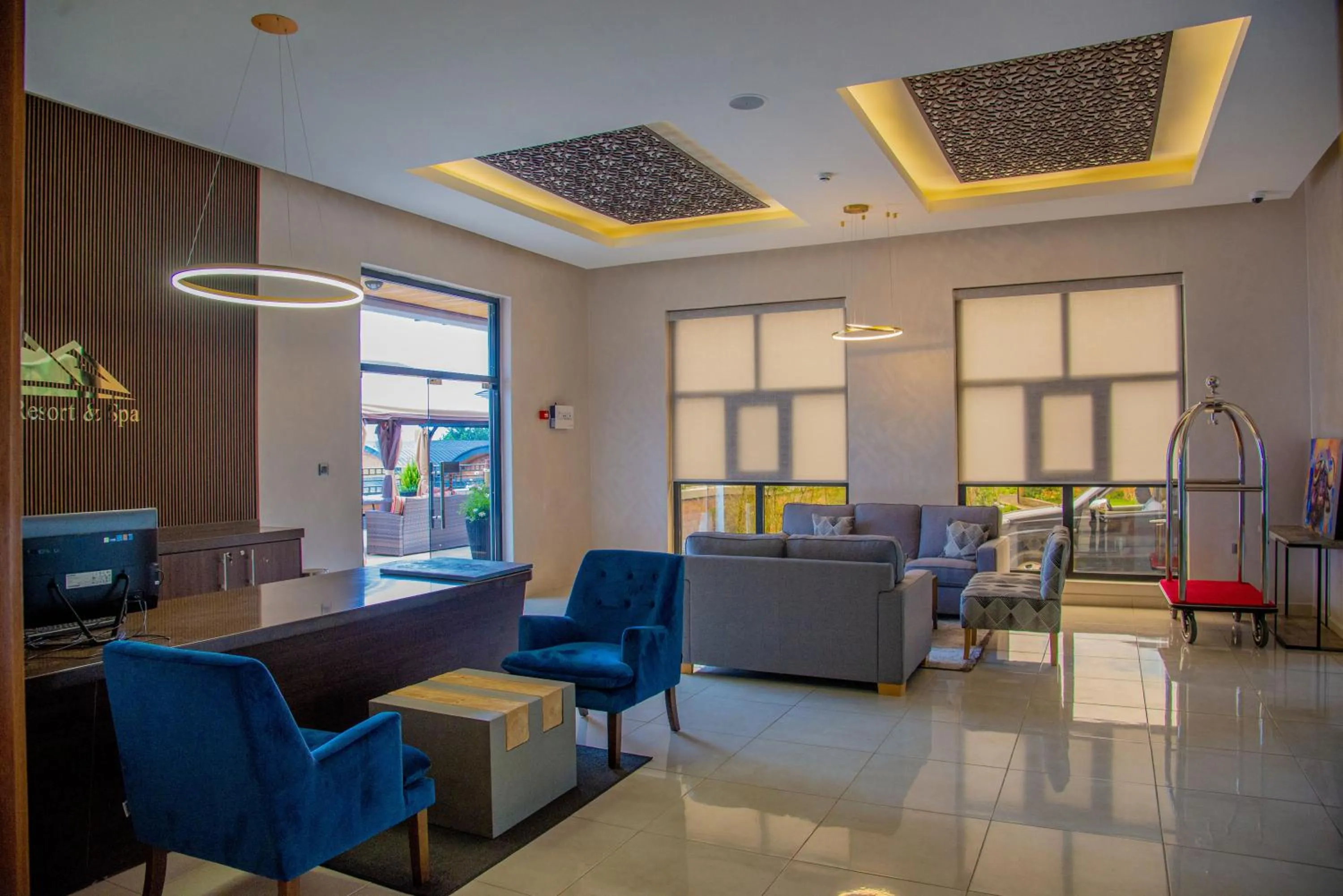 Lobby or reception in Virunga Inn Resort & Spa