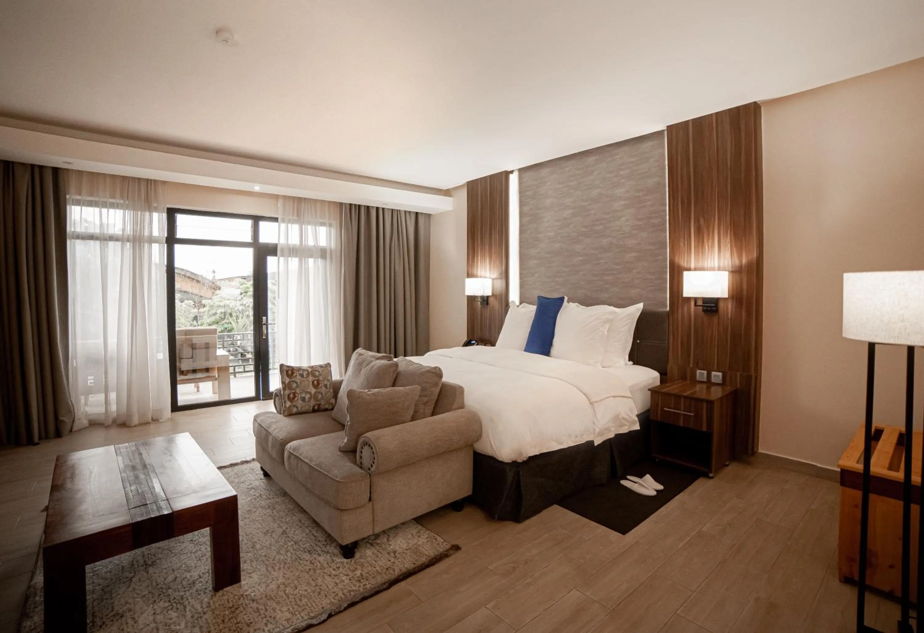 Bed in Virunga Inn Resort & Spa