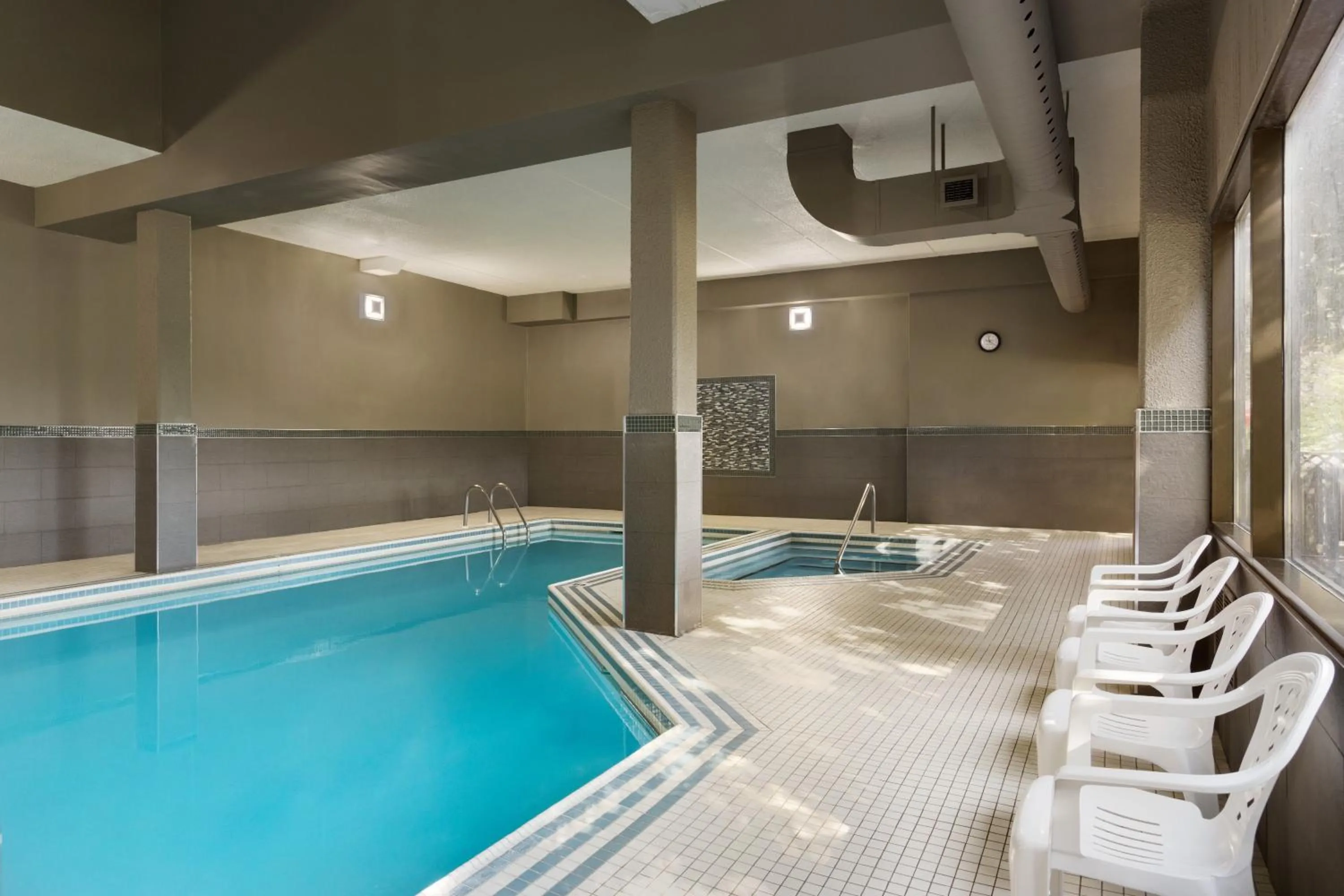 Swimming Pool in Travelodge by Wyndham Toronto East