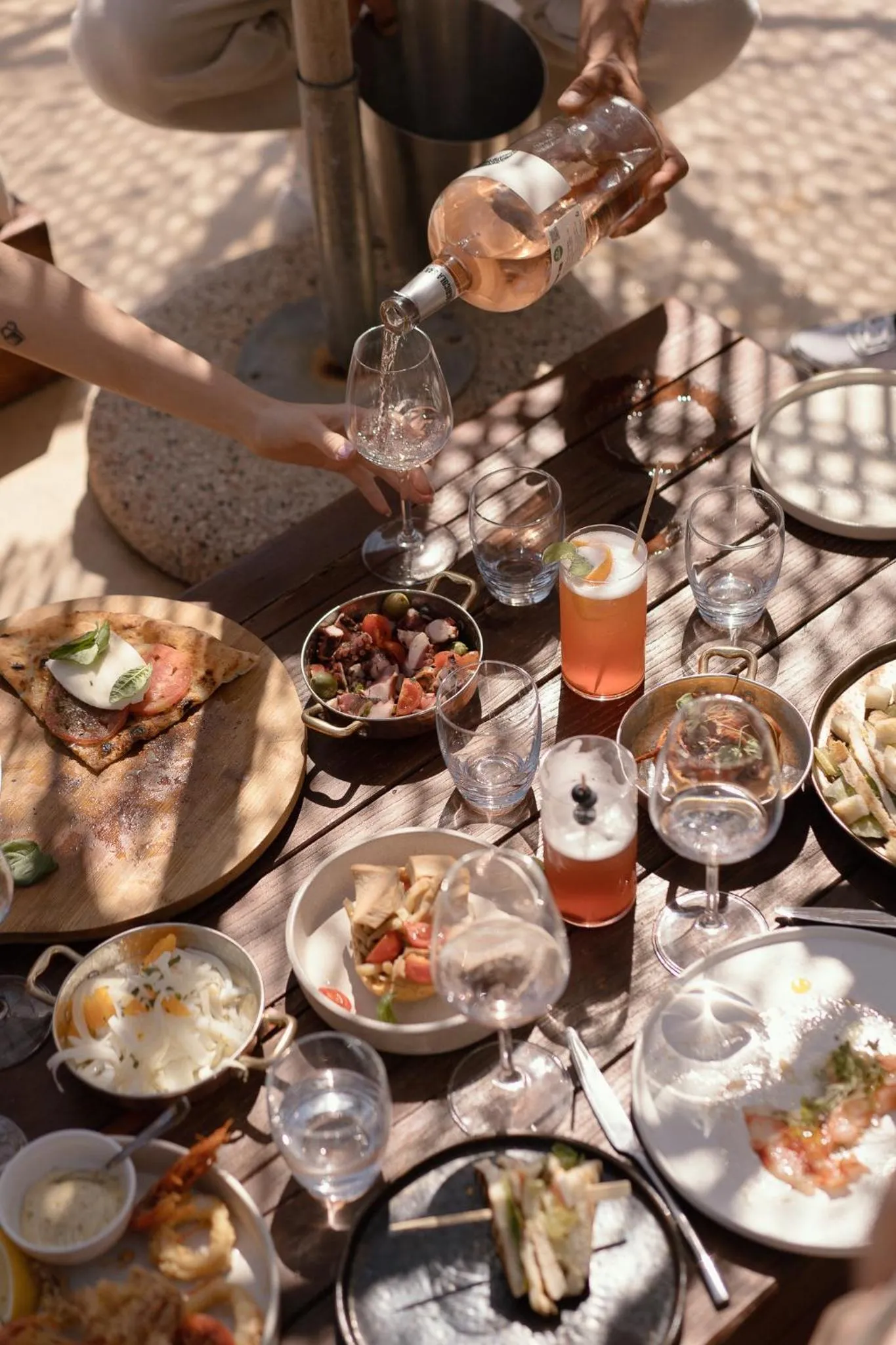 Food and drinks in Maya Beach Resort