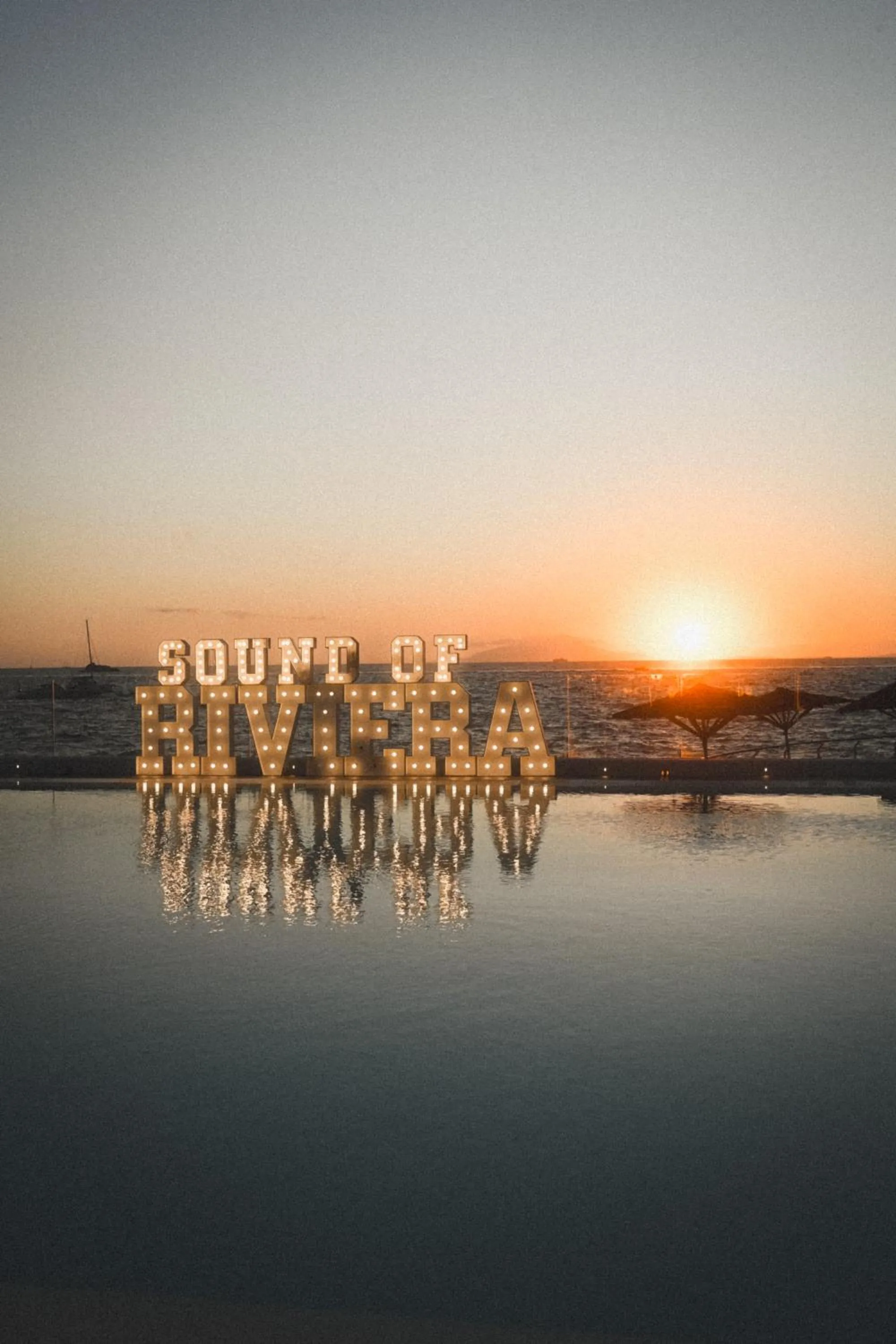 Sunset in Maya Beach Resort