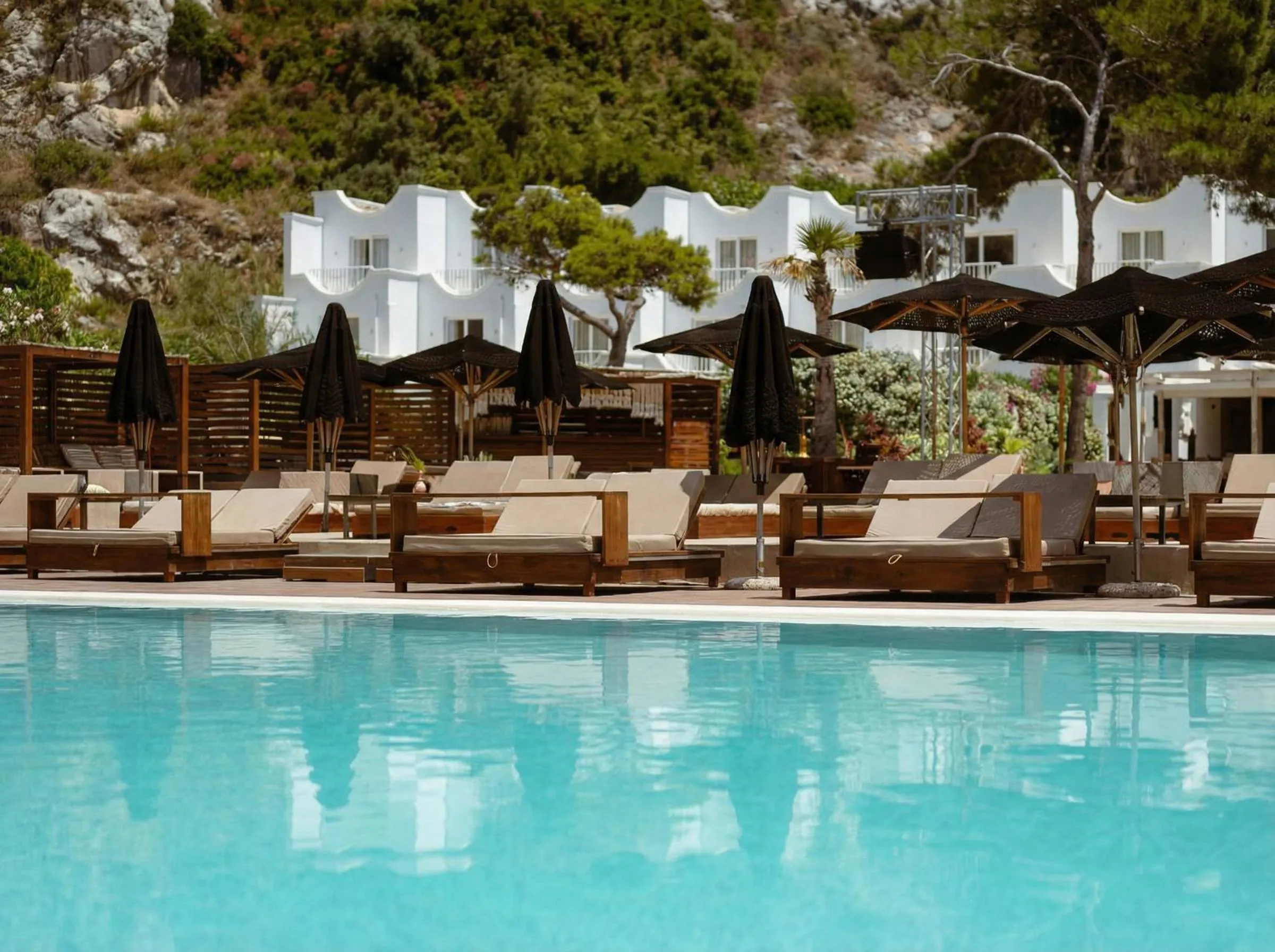 Pool view in Maya Beach Resort