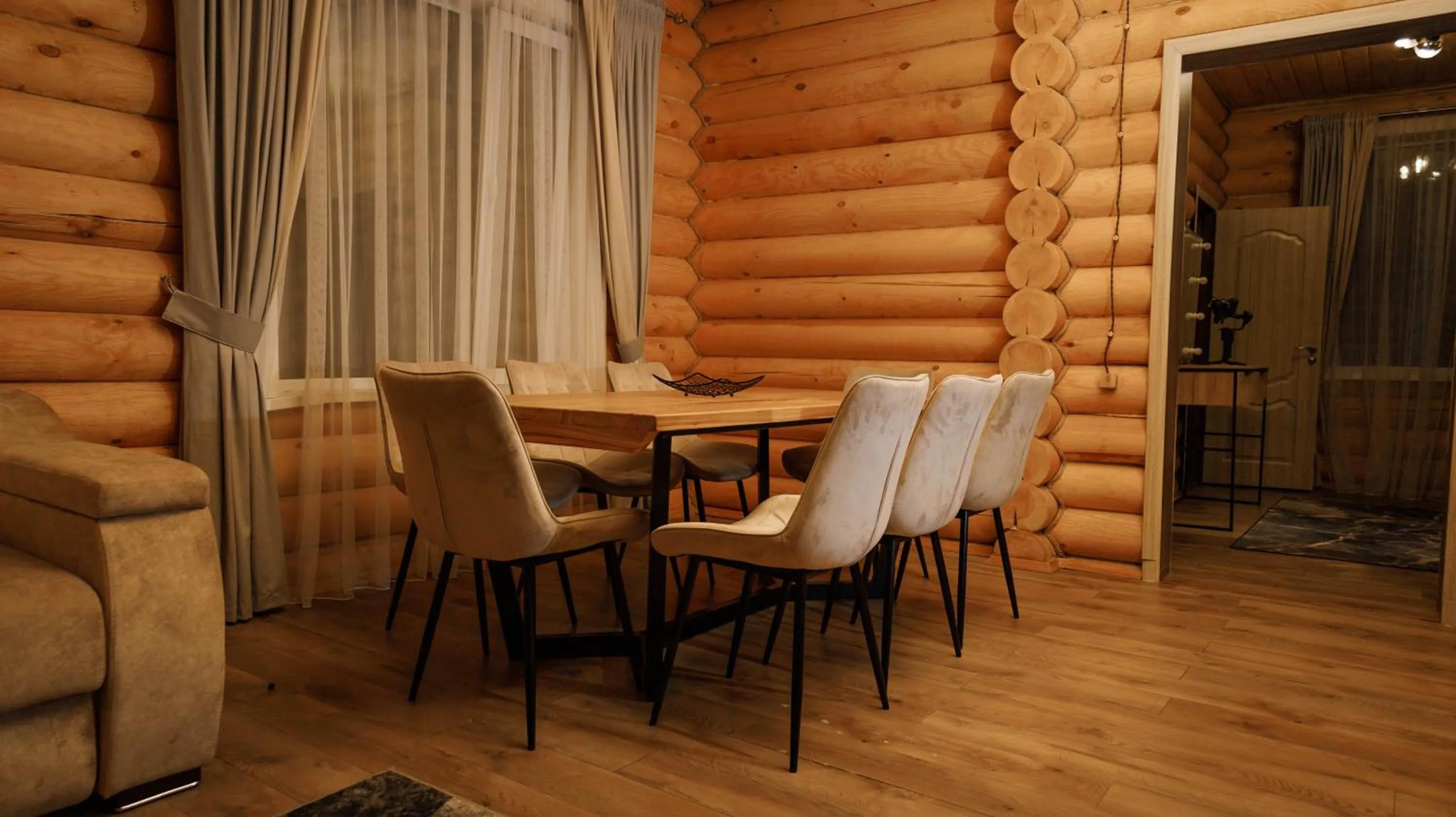 Dining area in Eco hotel & restaurant "SKALA"