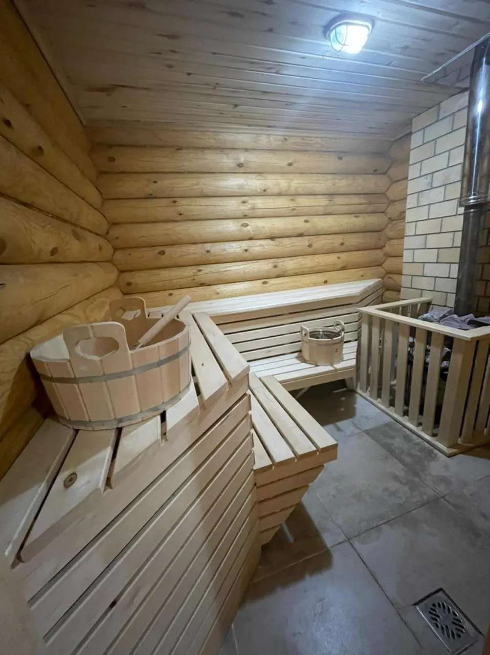 Sauna in Eco hotel & restaurant "SKALA"