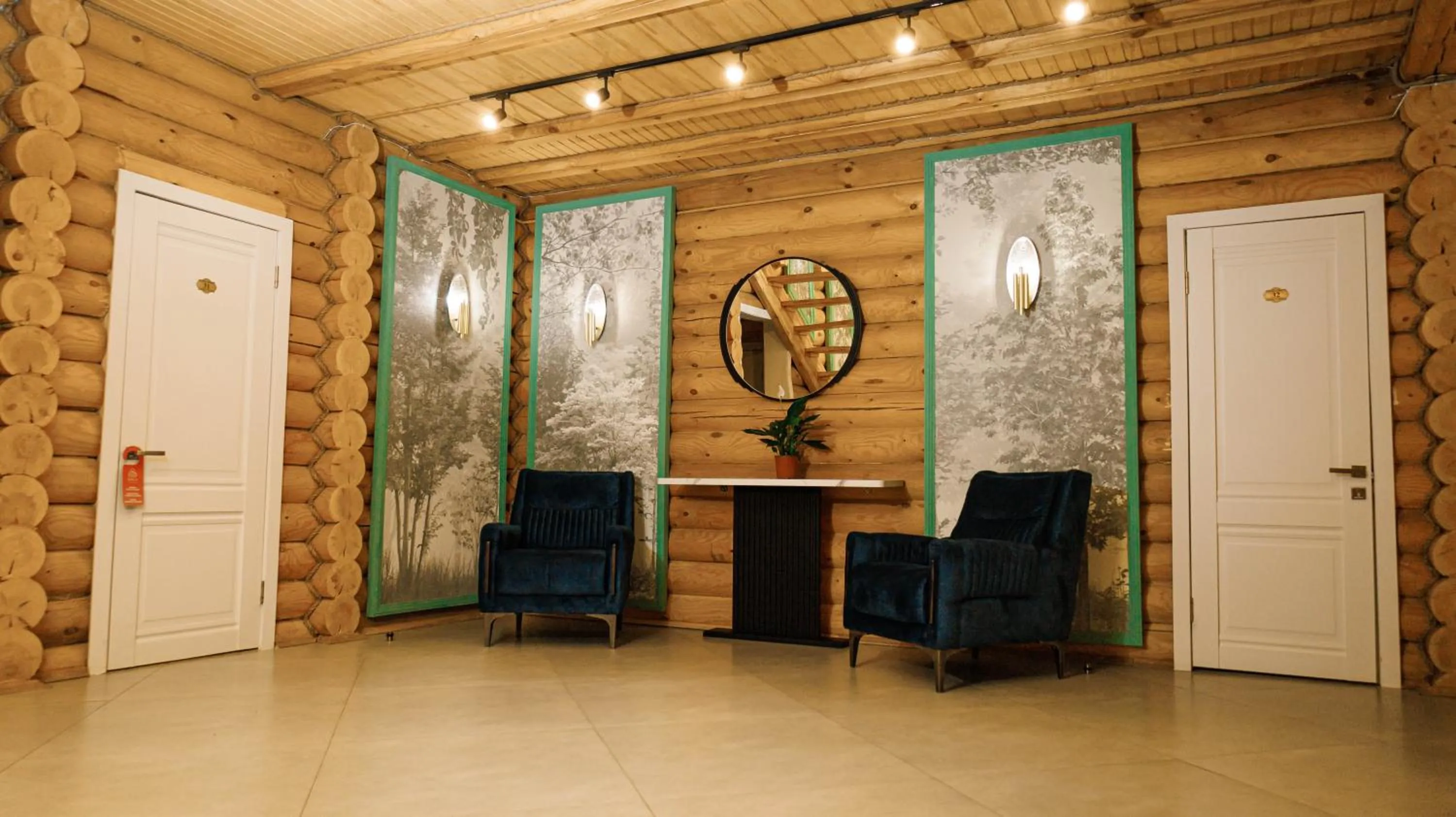 Seating area in Eco hotel & restaurant "SKALA"