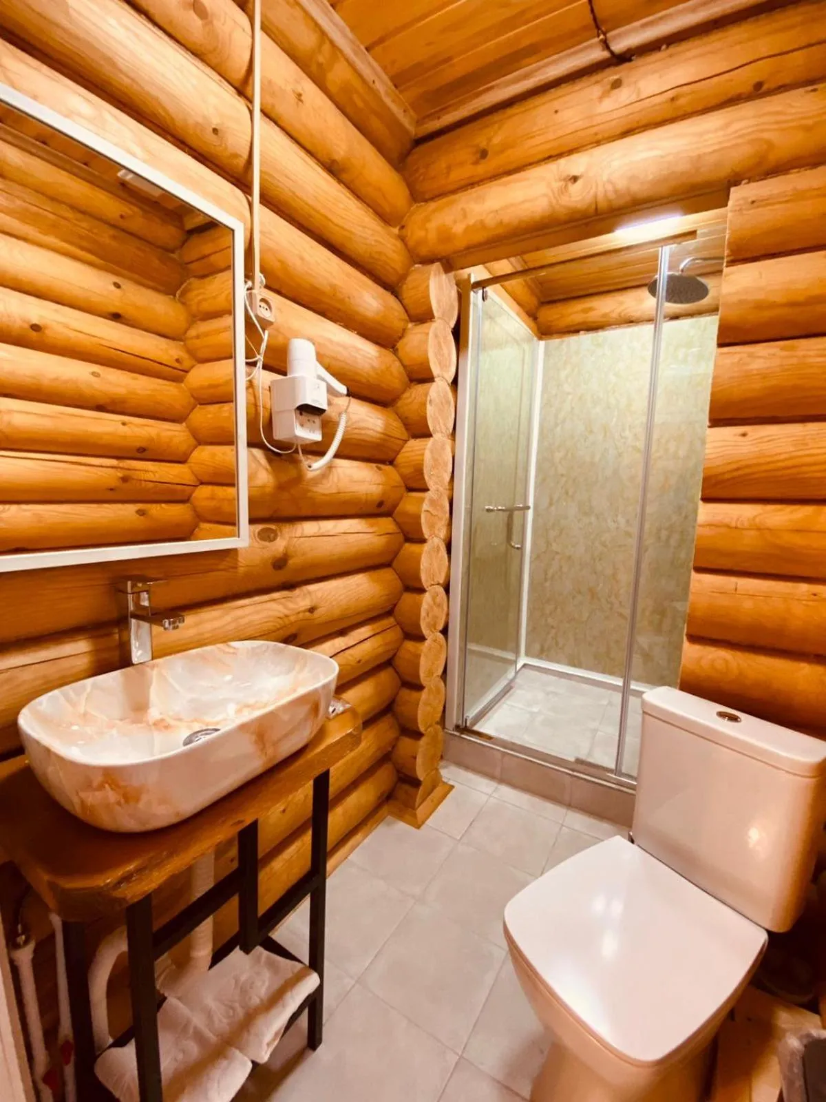 Shower in Eco hotel & restaurant "SKALA"