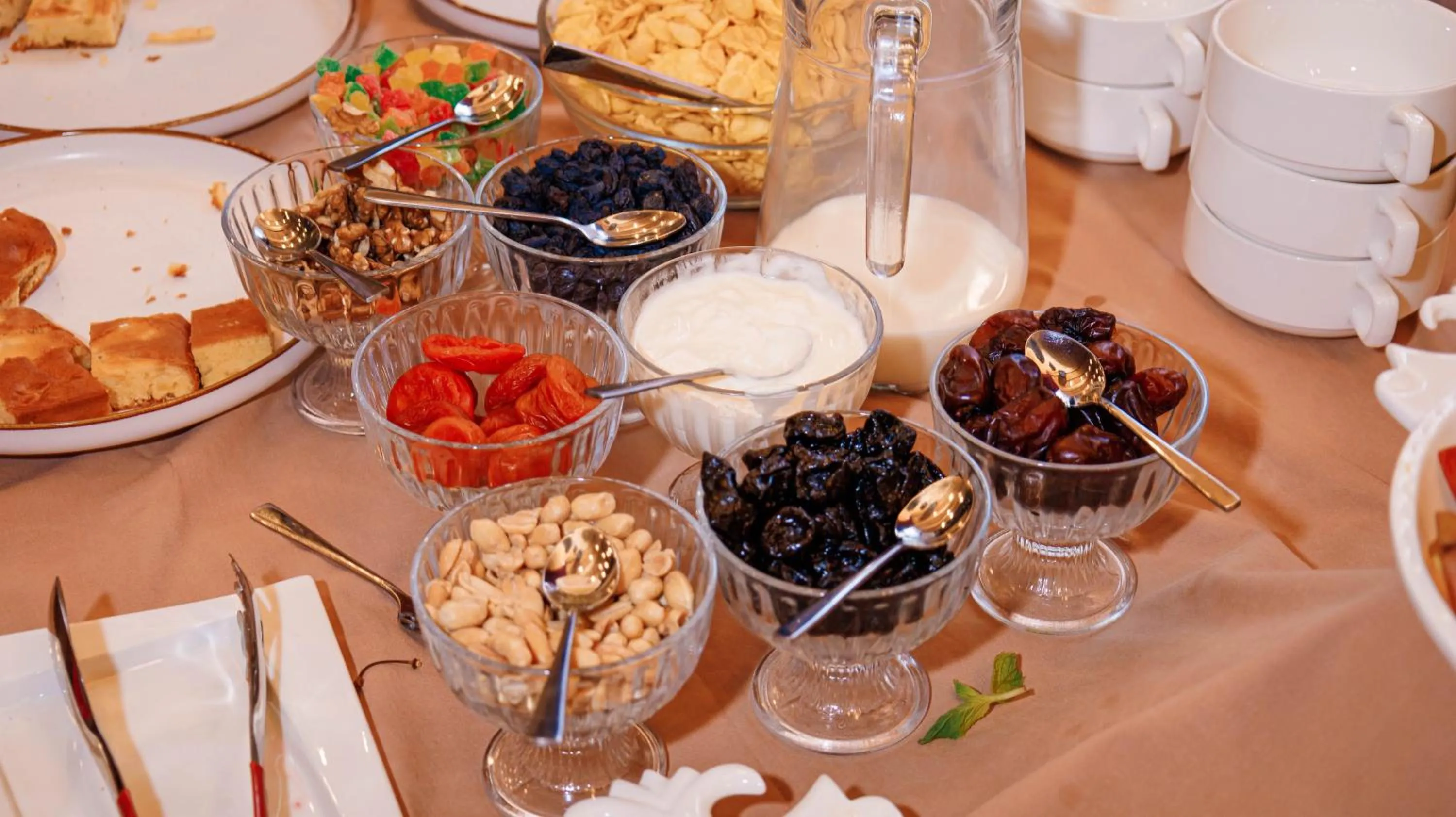 Buffet breakfast in Eco hotel & restaurant "SKALA"