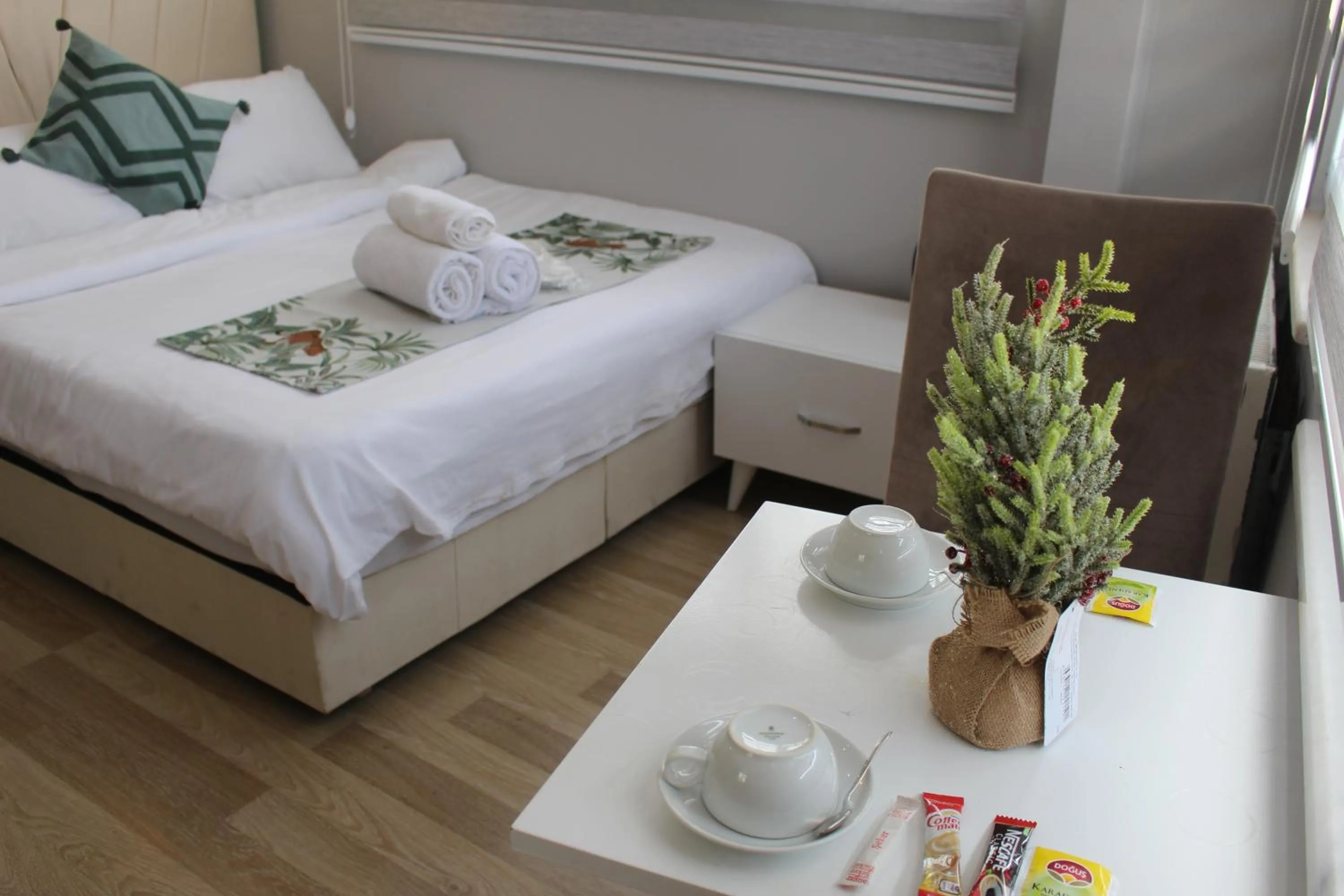 Bed in Taxim Starlight Hotel