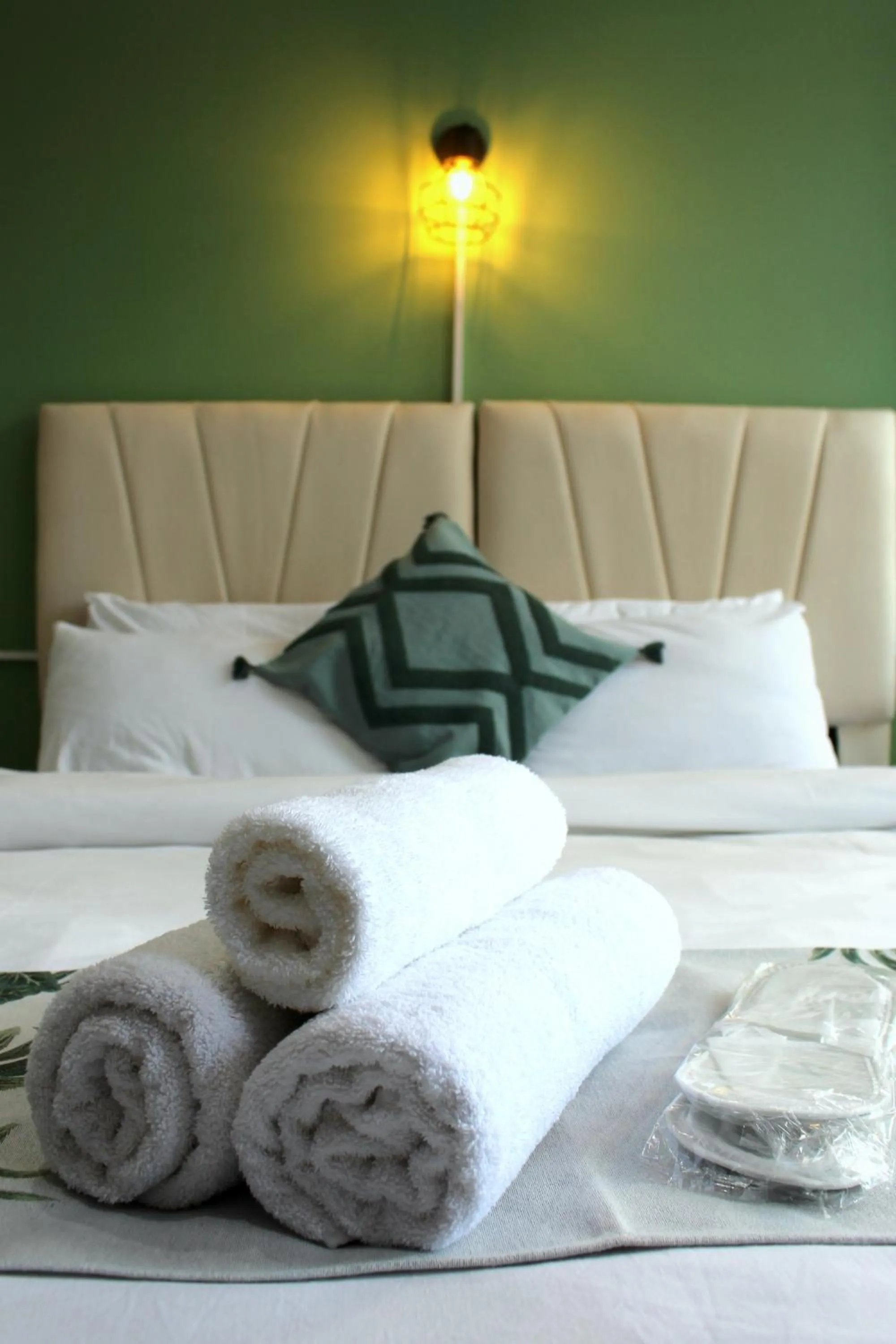 Bed in Taxim Starlight Hotel