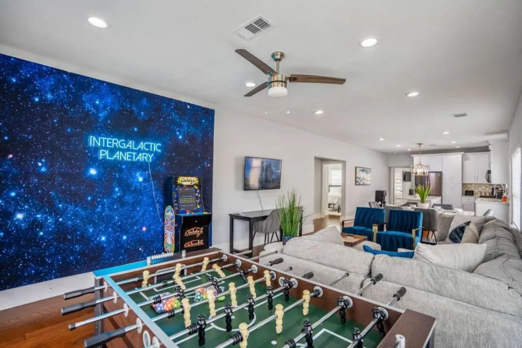 Living room in Intergalactic Abode at East Downtown