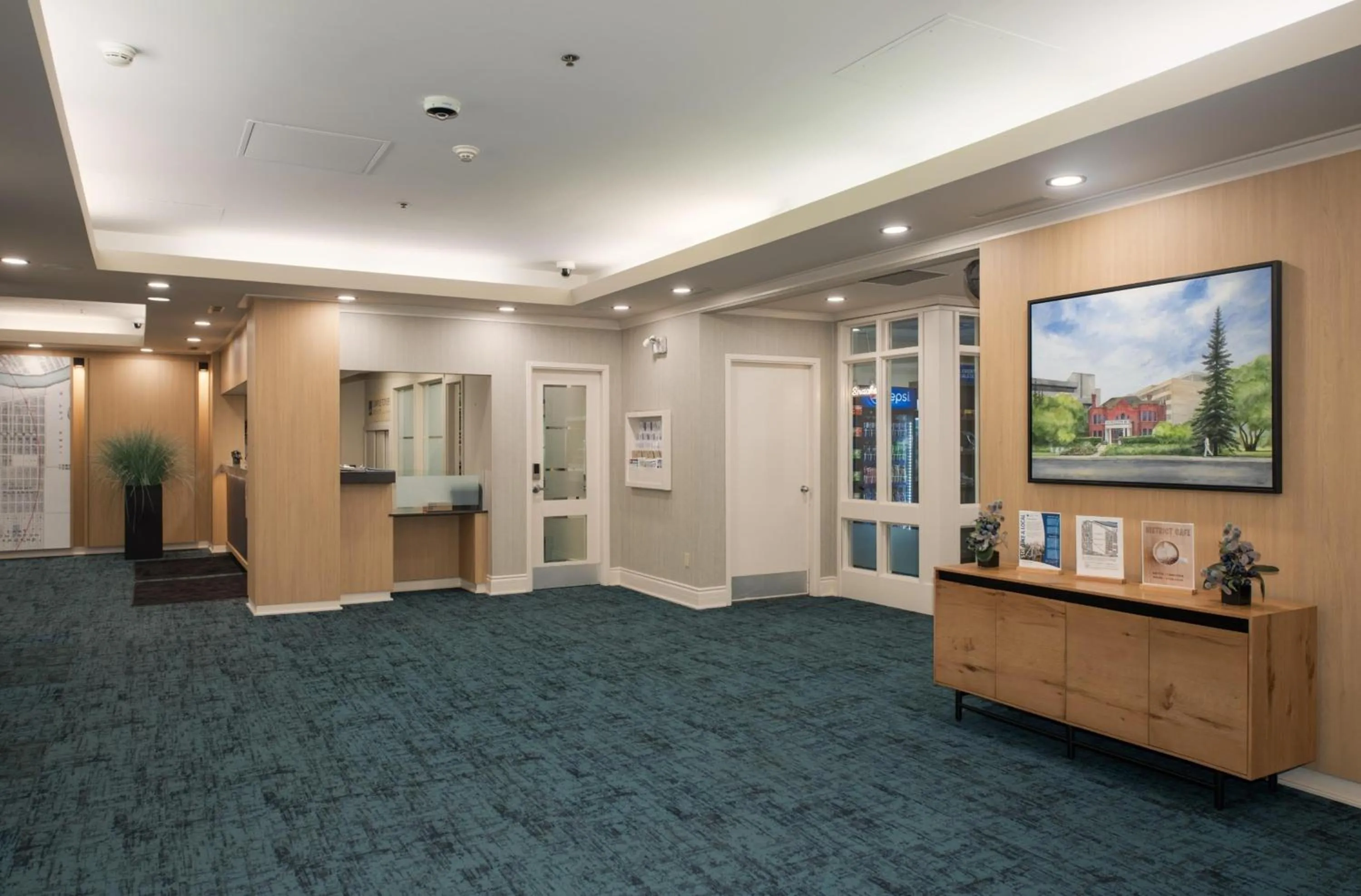 Lobby or reception in Campus Tower Suite Hotel