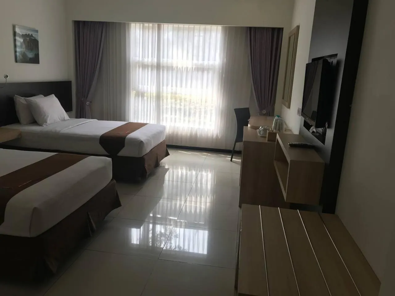 Bed in Batusuki Resort & Hotel