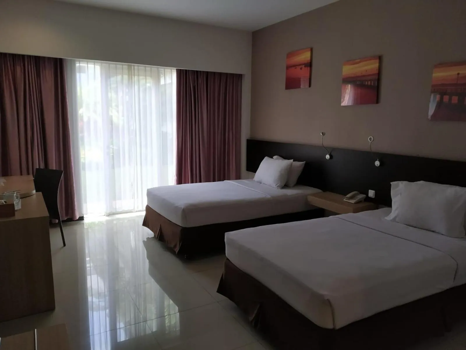 Bed in Batusuki Resort & Hotel