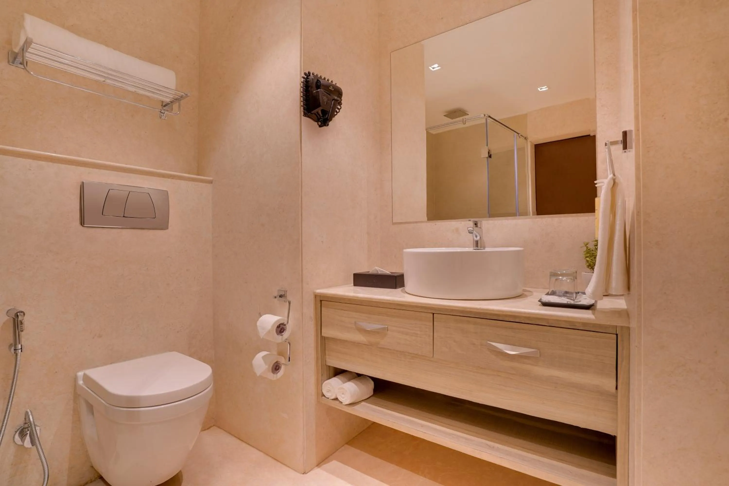 Bathroom in Lemon Tree Hotel, Noida