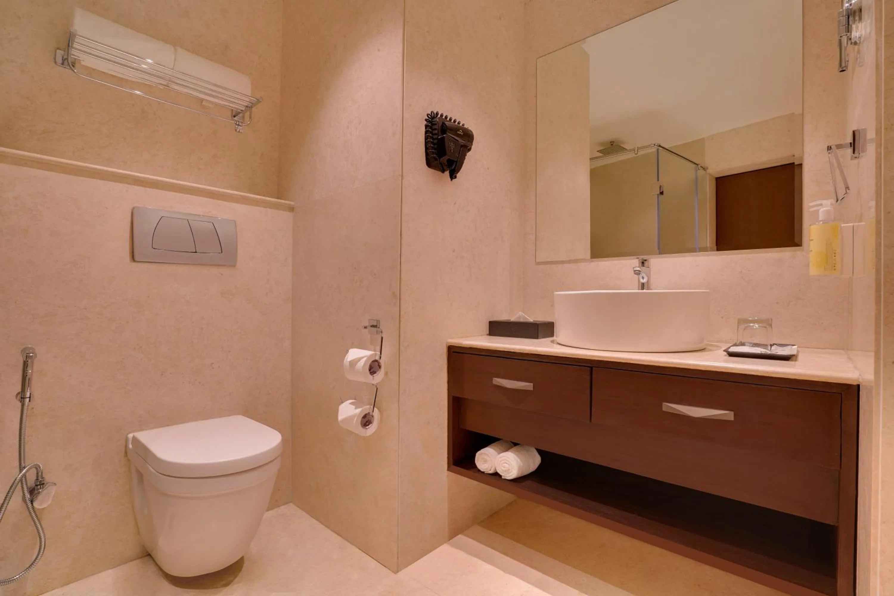 Bathroom in Lemon Tree Hotel, Noida