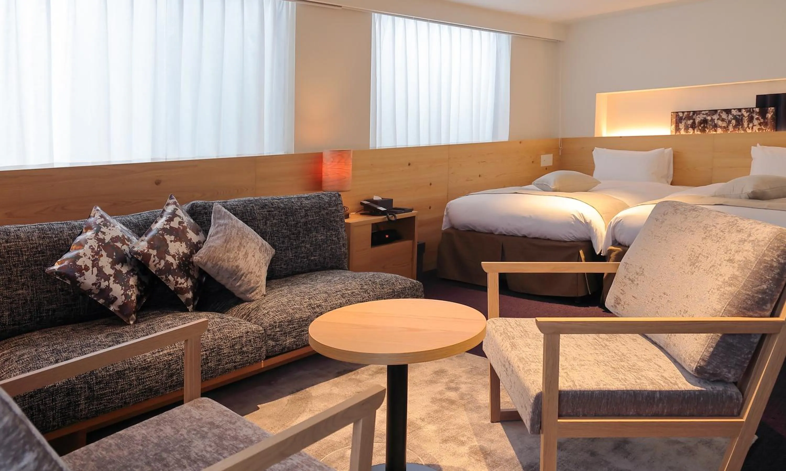 Photo of the whole room, Bed in HOTEL RINGS KYOTO