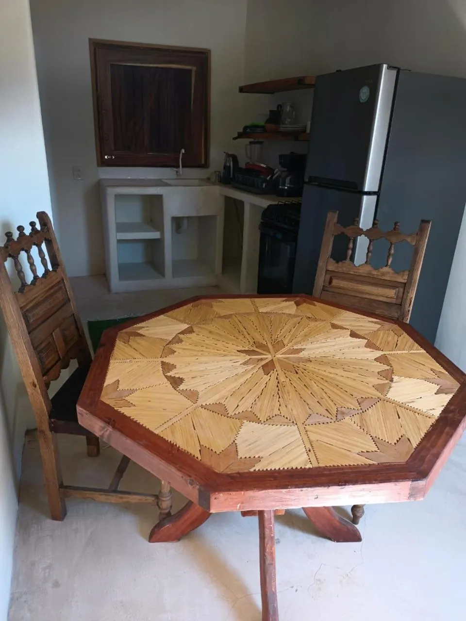 Kitchen or kitchenette in Casa playa del Amor