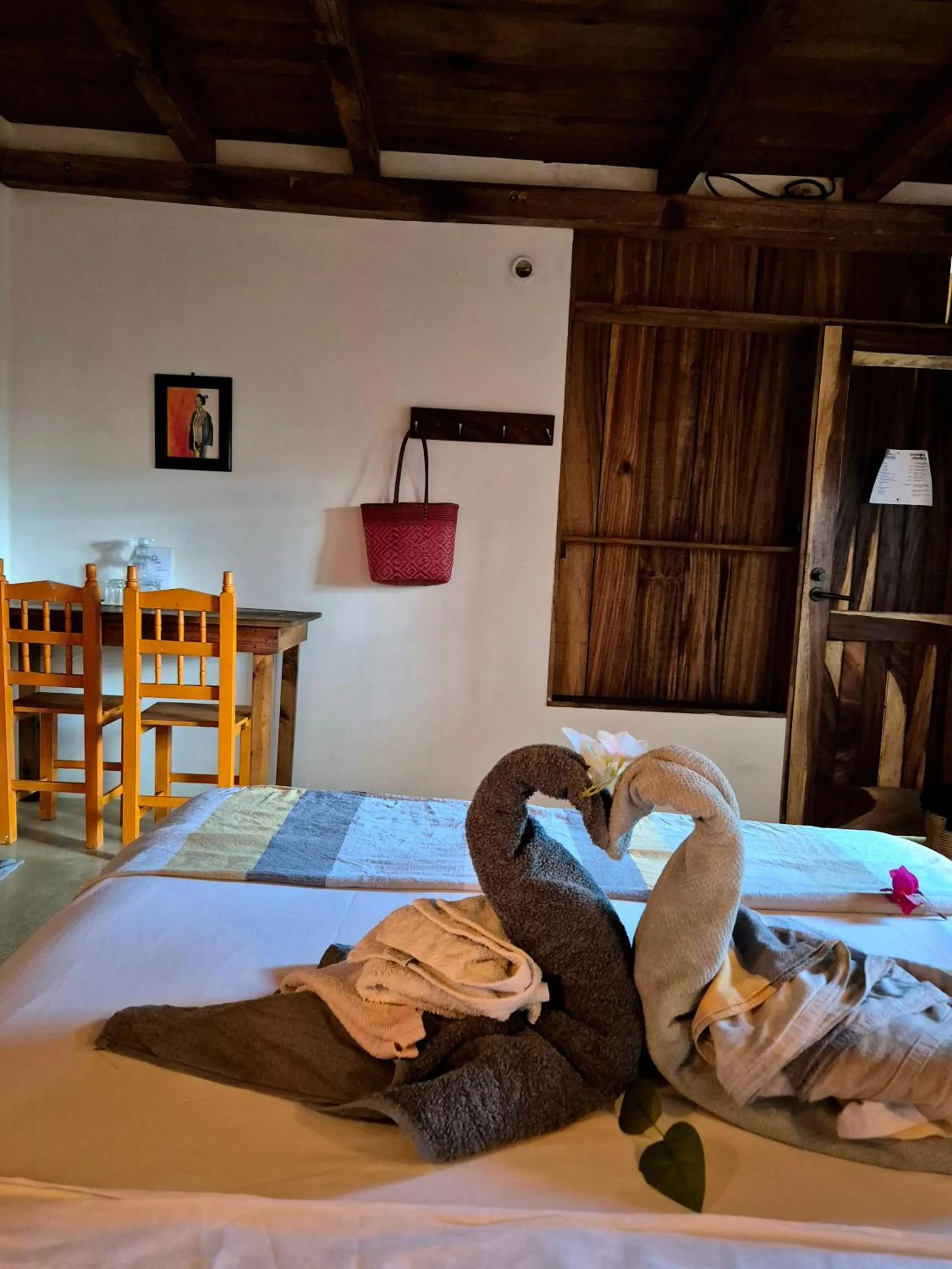 towels, Bed in Casa playa del Amor