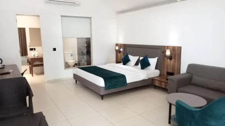 Bed in White Feather Resort Kauncha