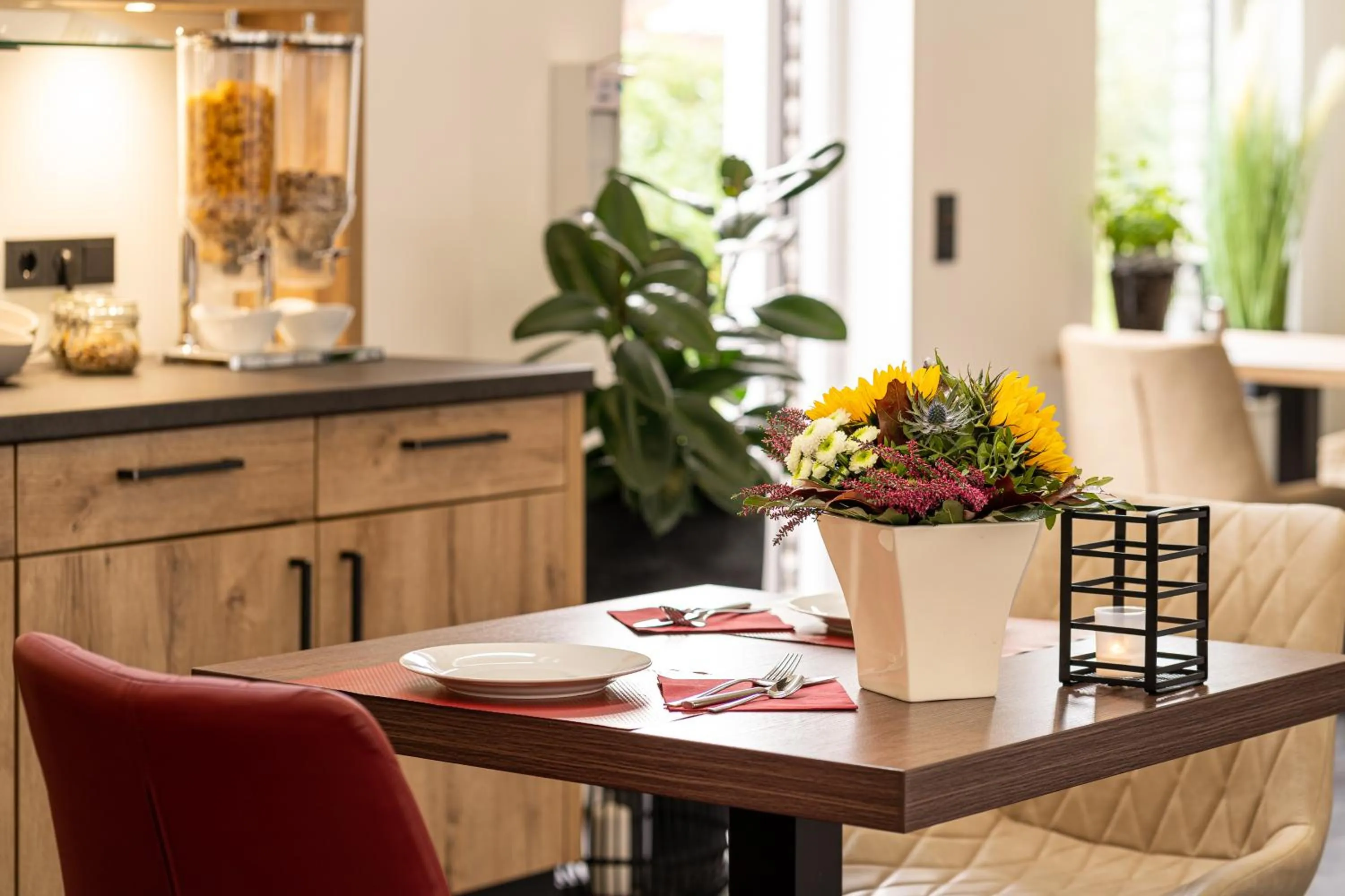 Buffet breakfast in Motel Hasetal