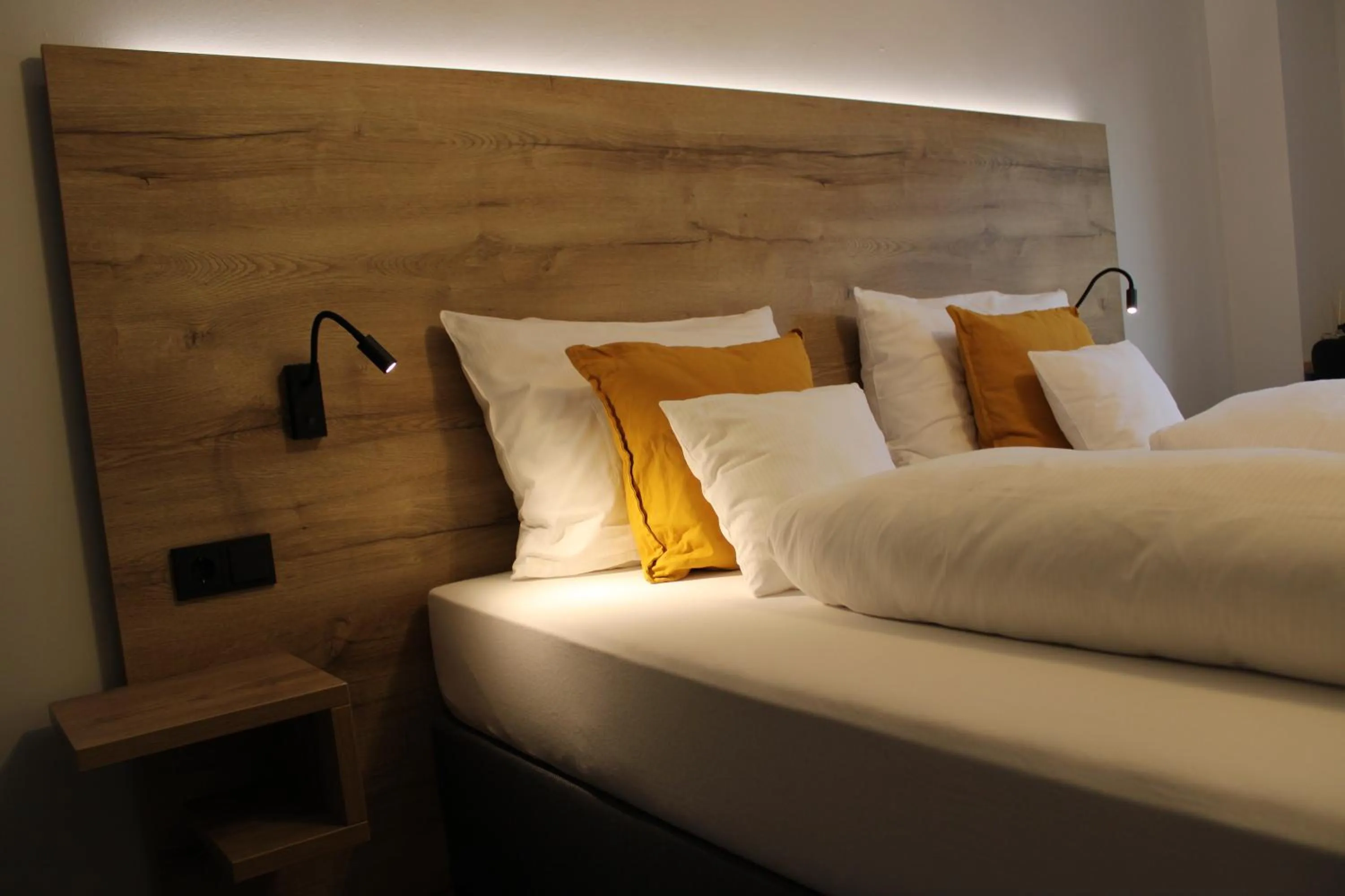 Bed in Motel Hasetal