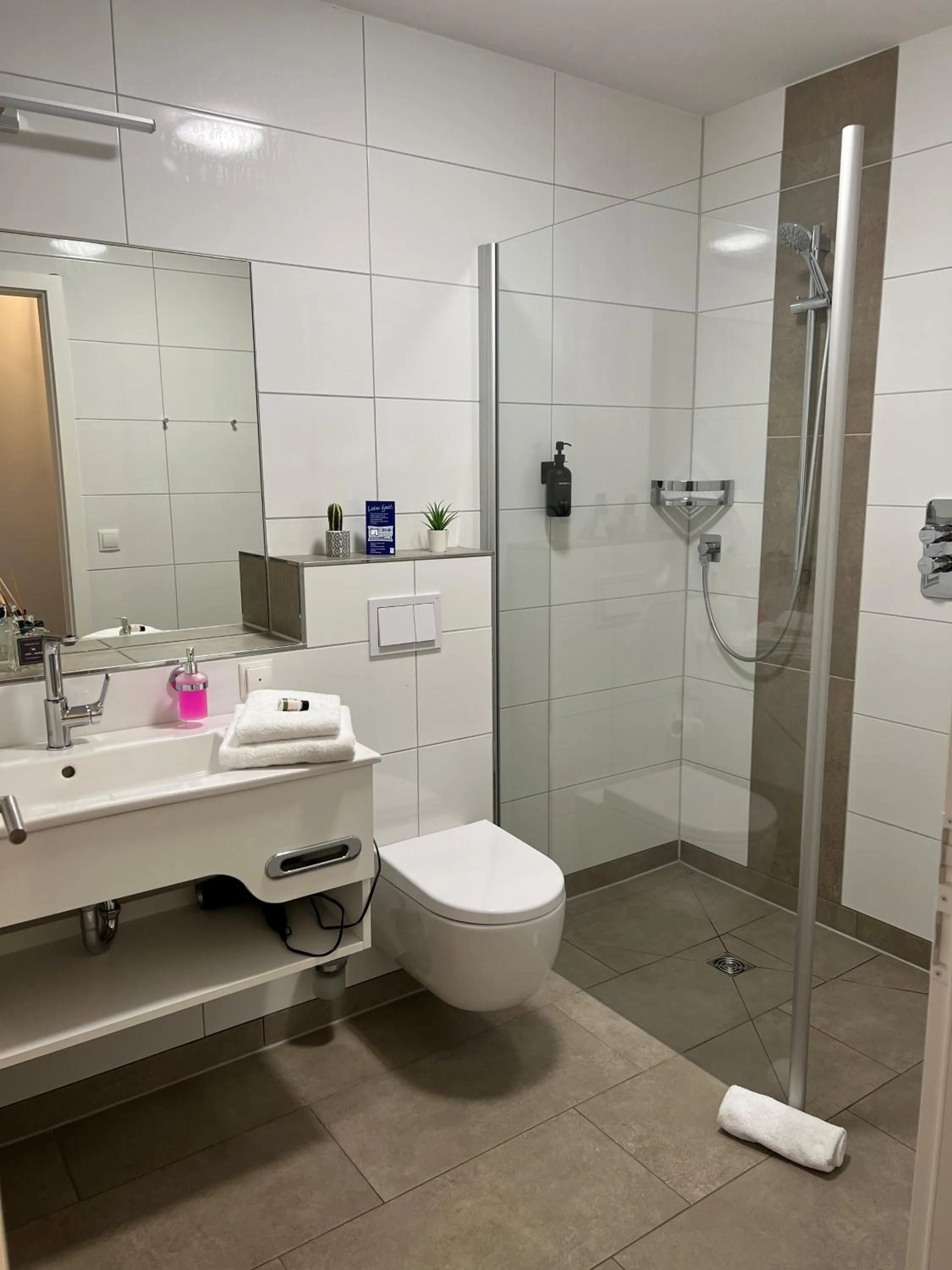 Bathroom in Motel Hasetal