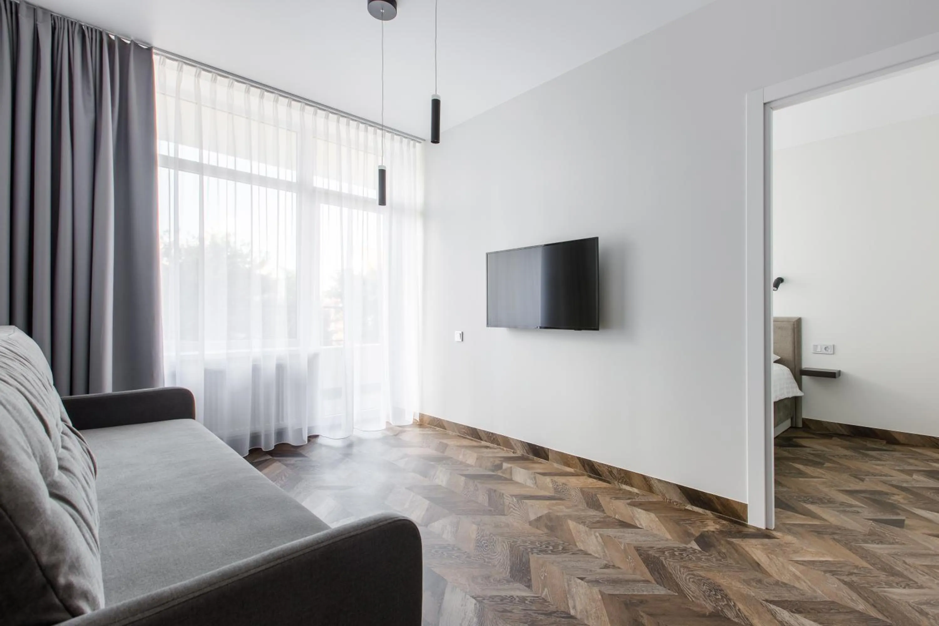 Living room in Seaside Central Hotel