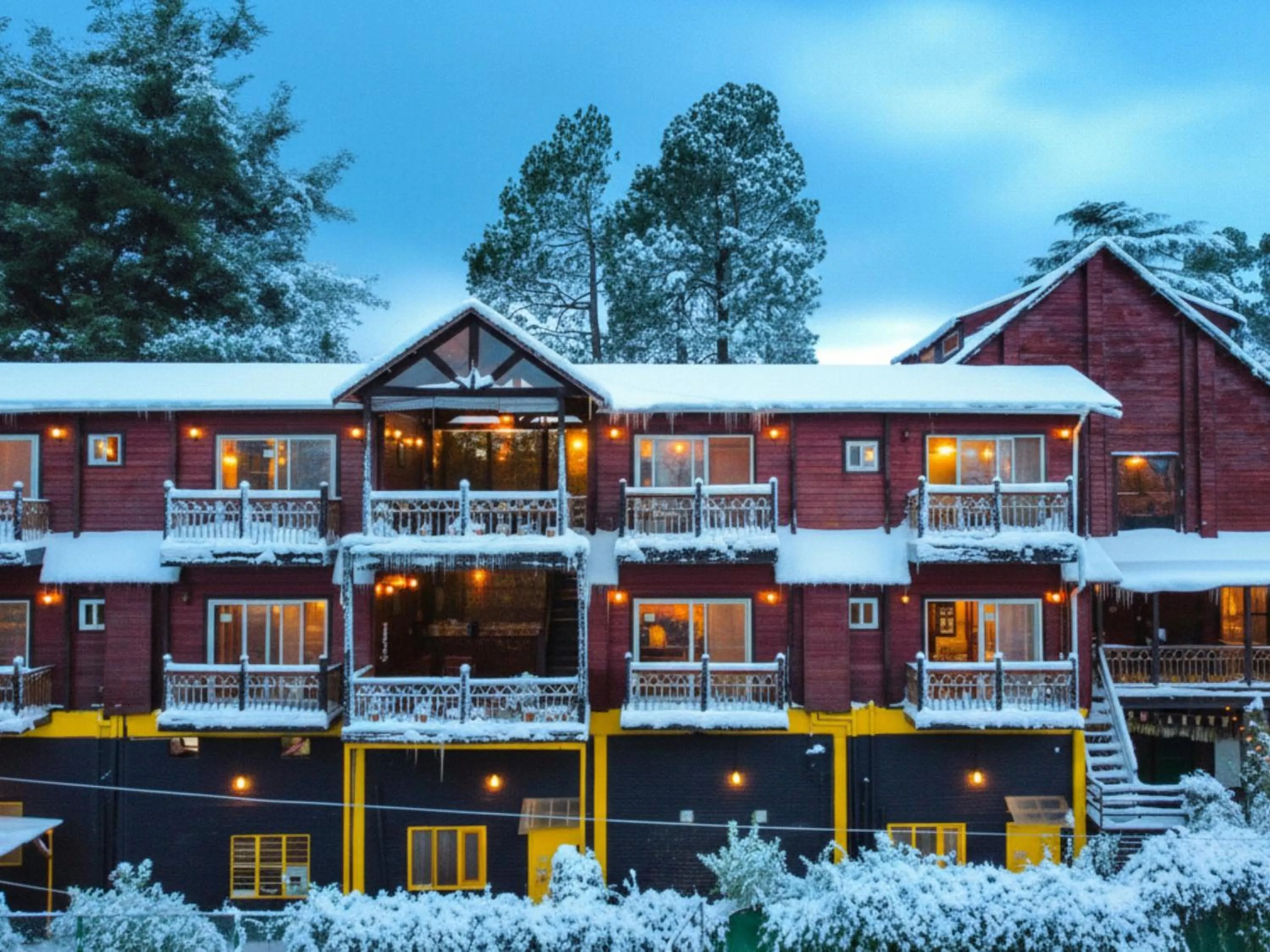 Property building in The Hosteller Kasar Devi