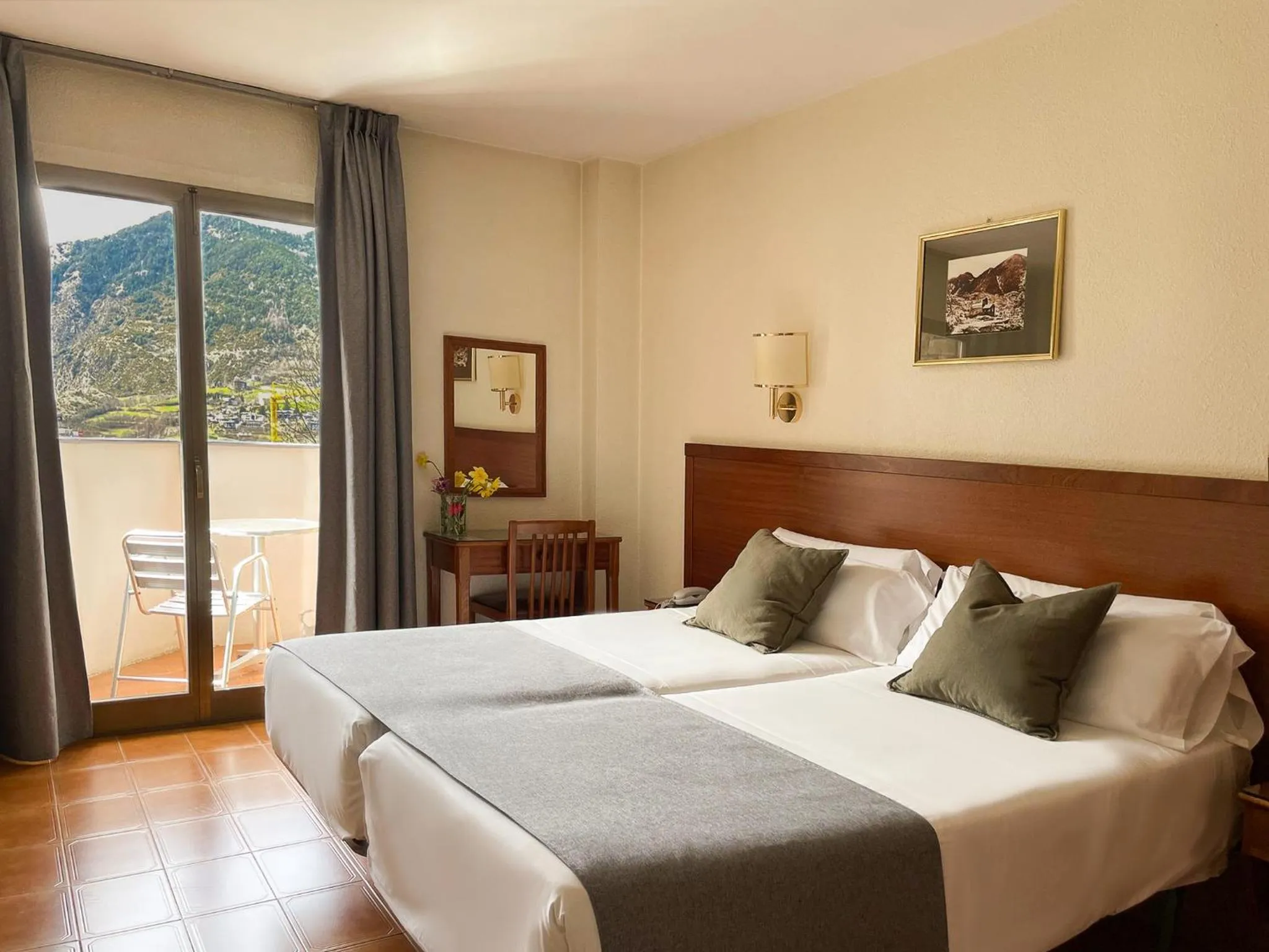 Bed in Hotel Coray by Pierre & Vacances