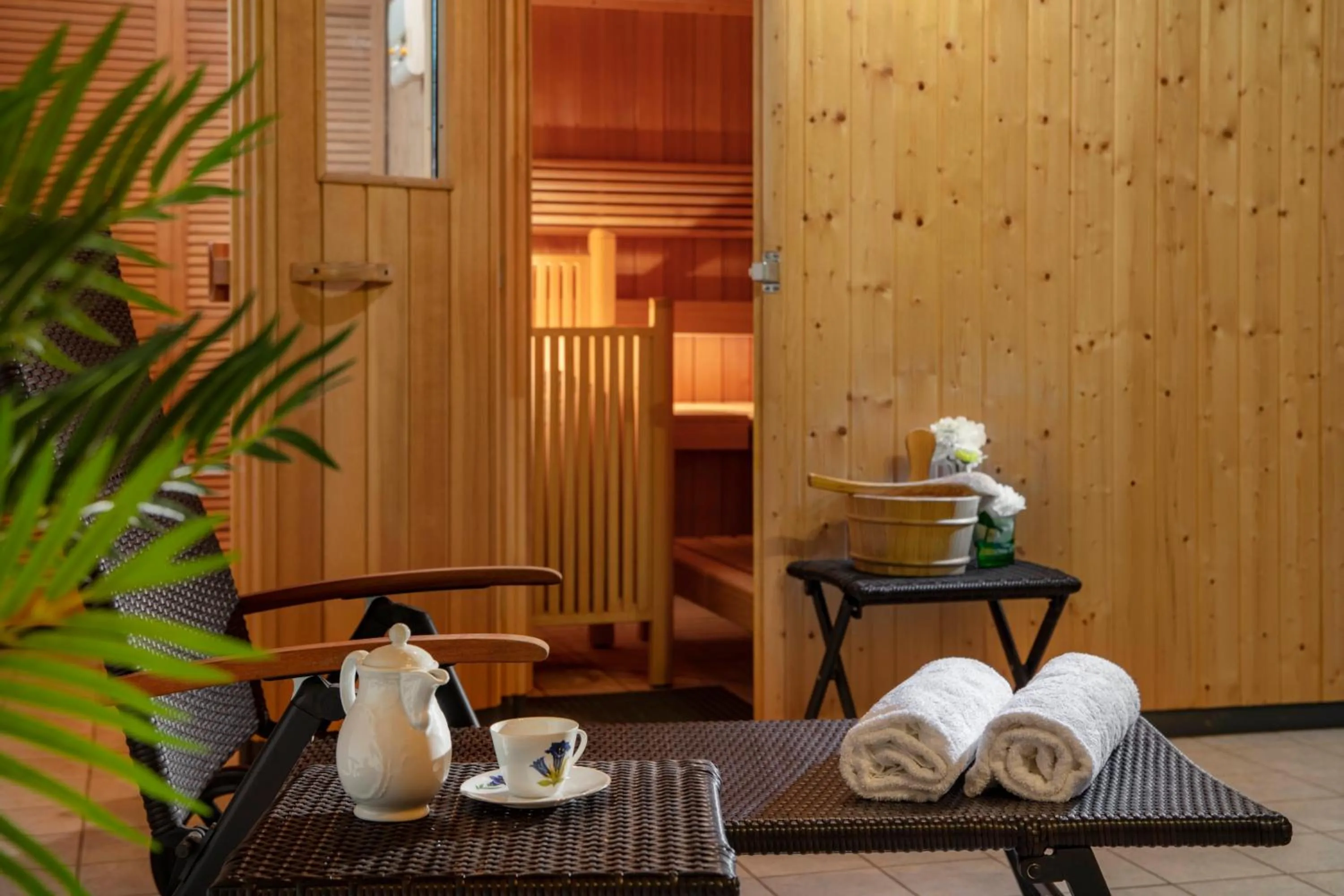 Sauna in Aparthotel Chiemgaufuchs - CHIEMGAUKARTE