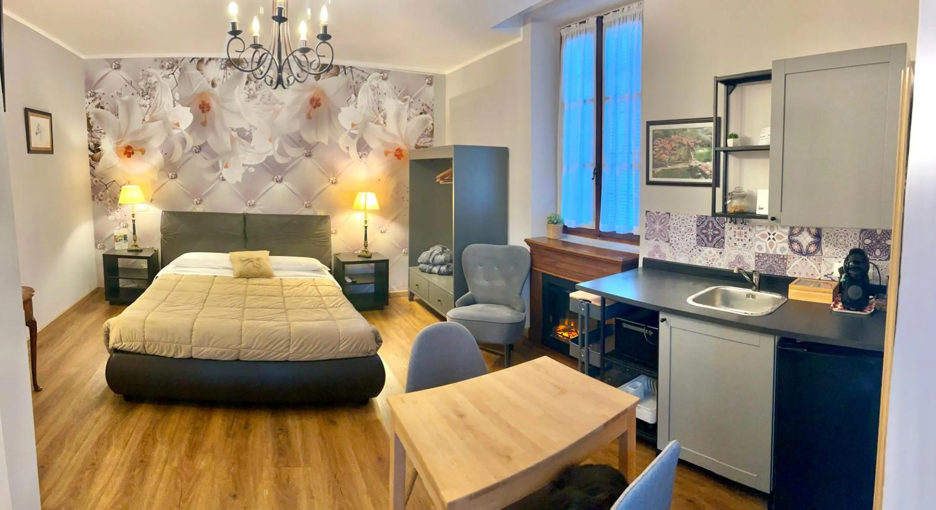 Bed in La Casa Di Campagna Sul Garda