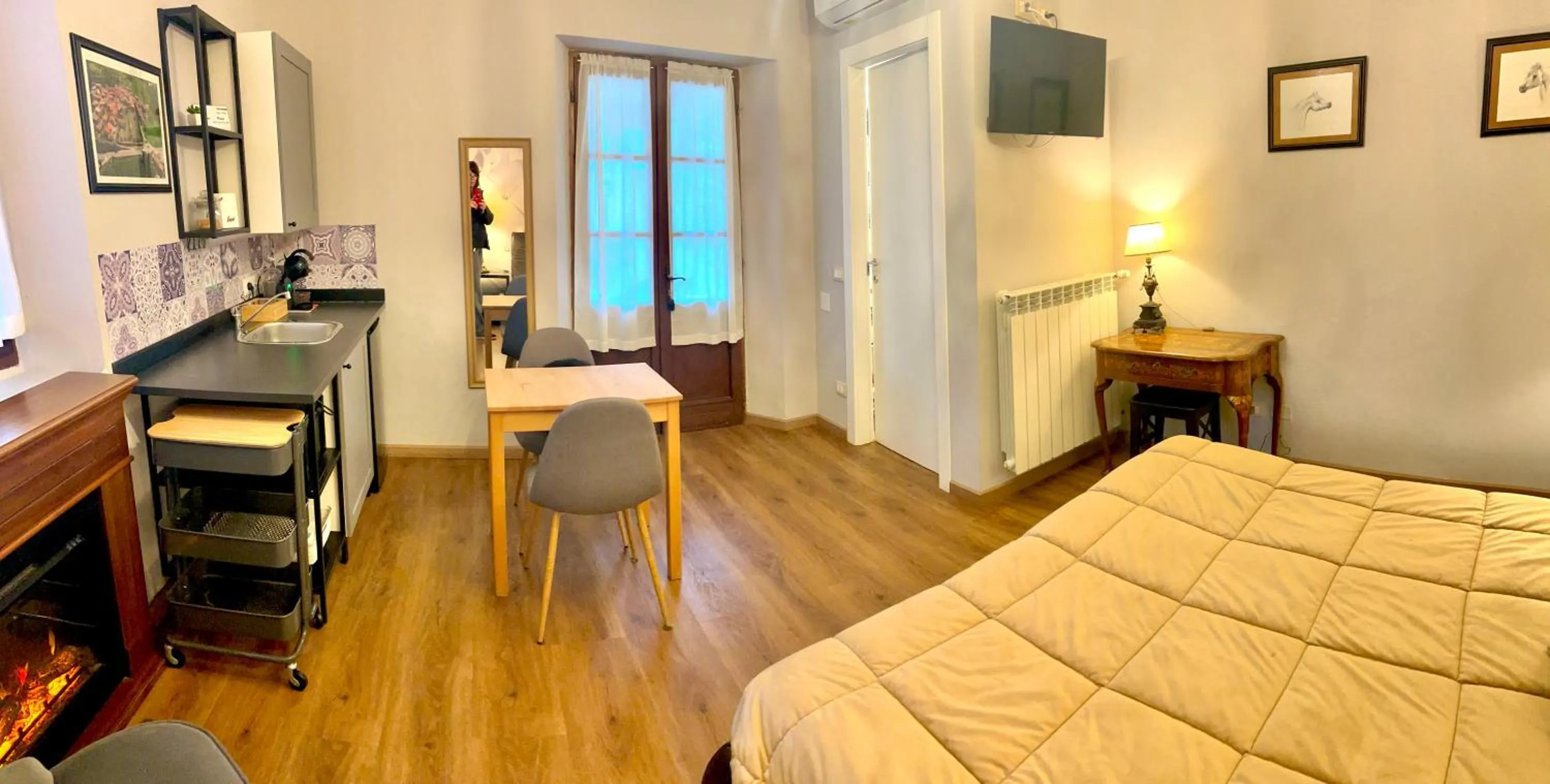 Bed in La Casa Di Campagna Sul Garda