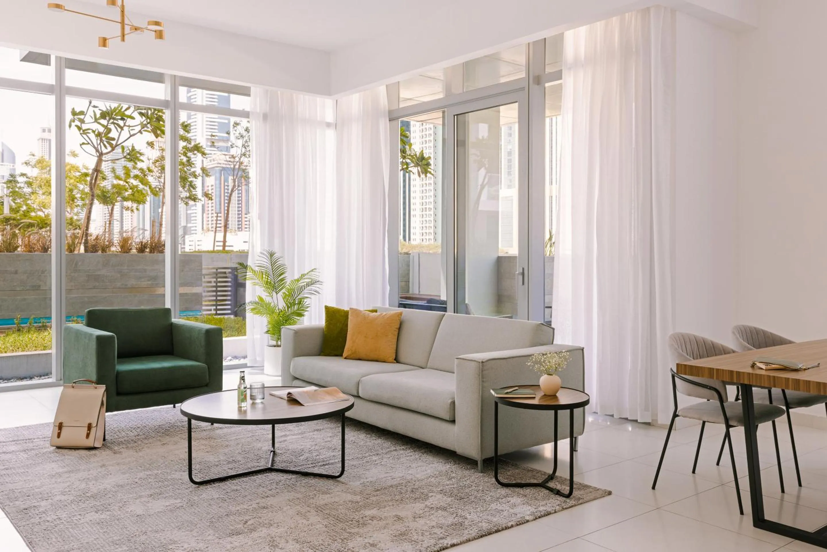 Two-Bedroom Apartment with Terrace in Sonder Downtown Towers