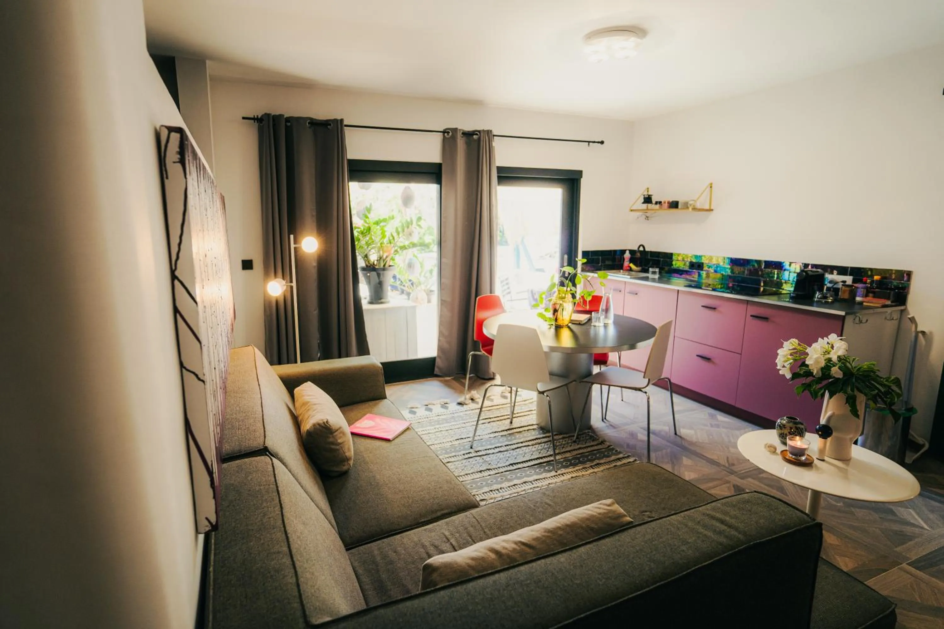 Living room in Thuishaven - boutique mini-resort