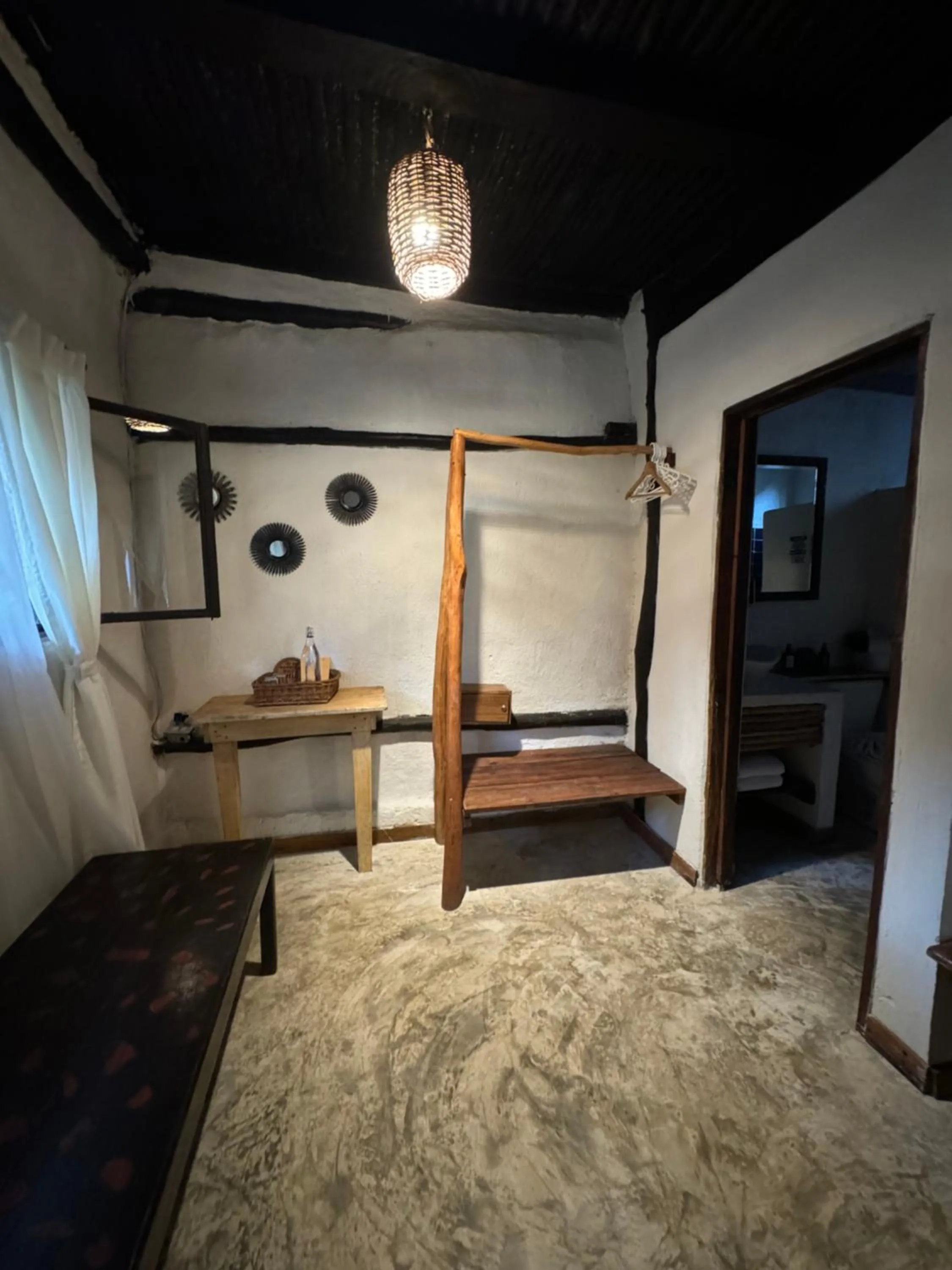 Living room, Bed in Sivana Tulum
