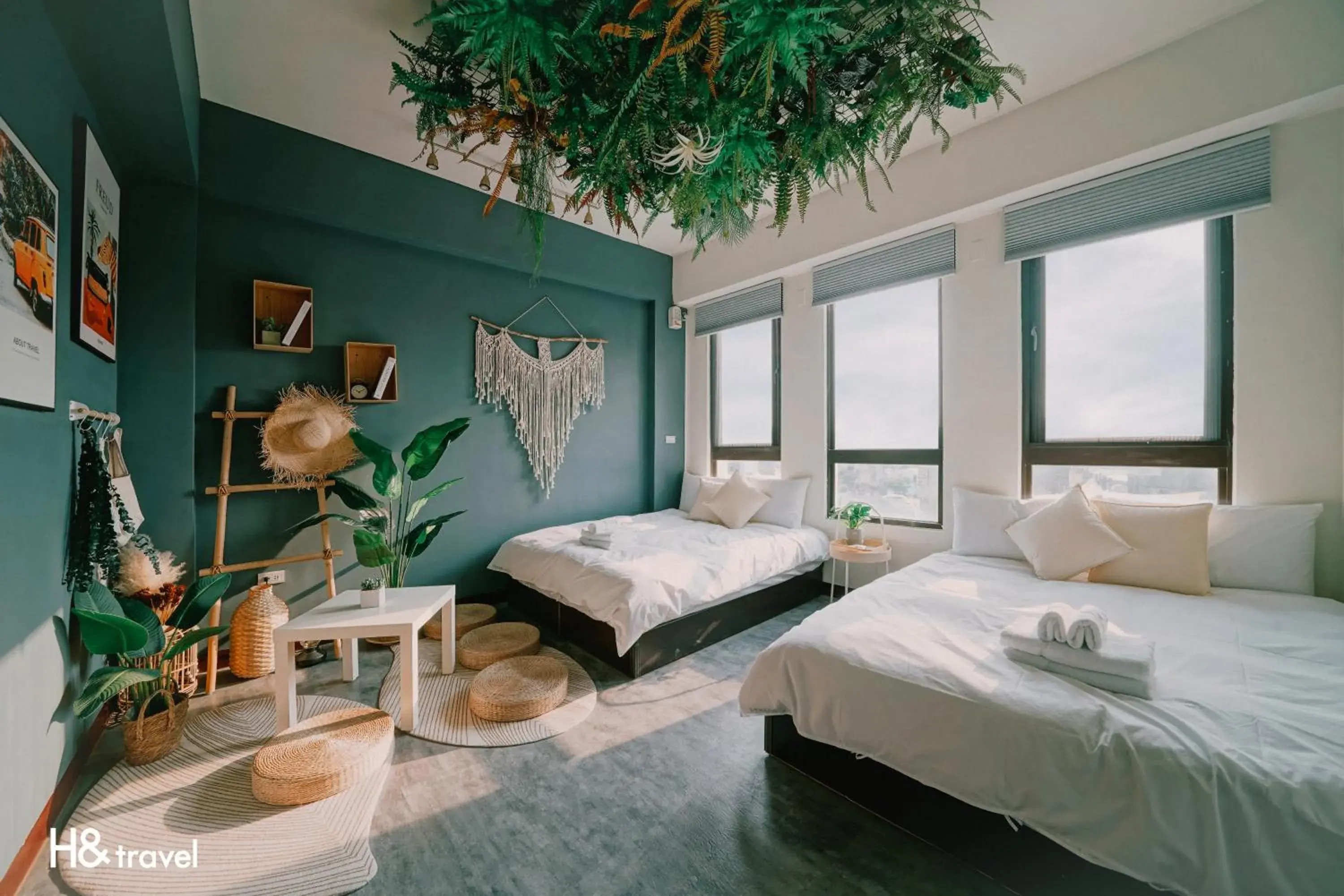 Deluxe Quadruple Room in Tainan Sleepie Inn Deluxe Quadruple Room in Tainan Sleepie Inn