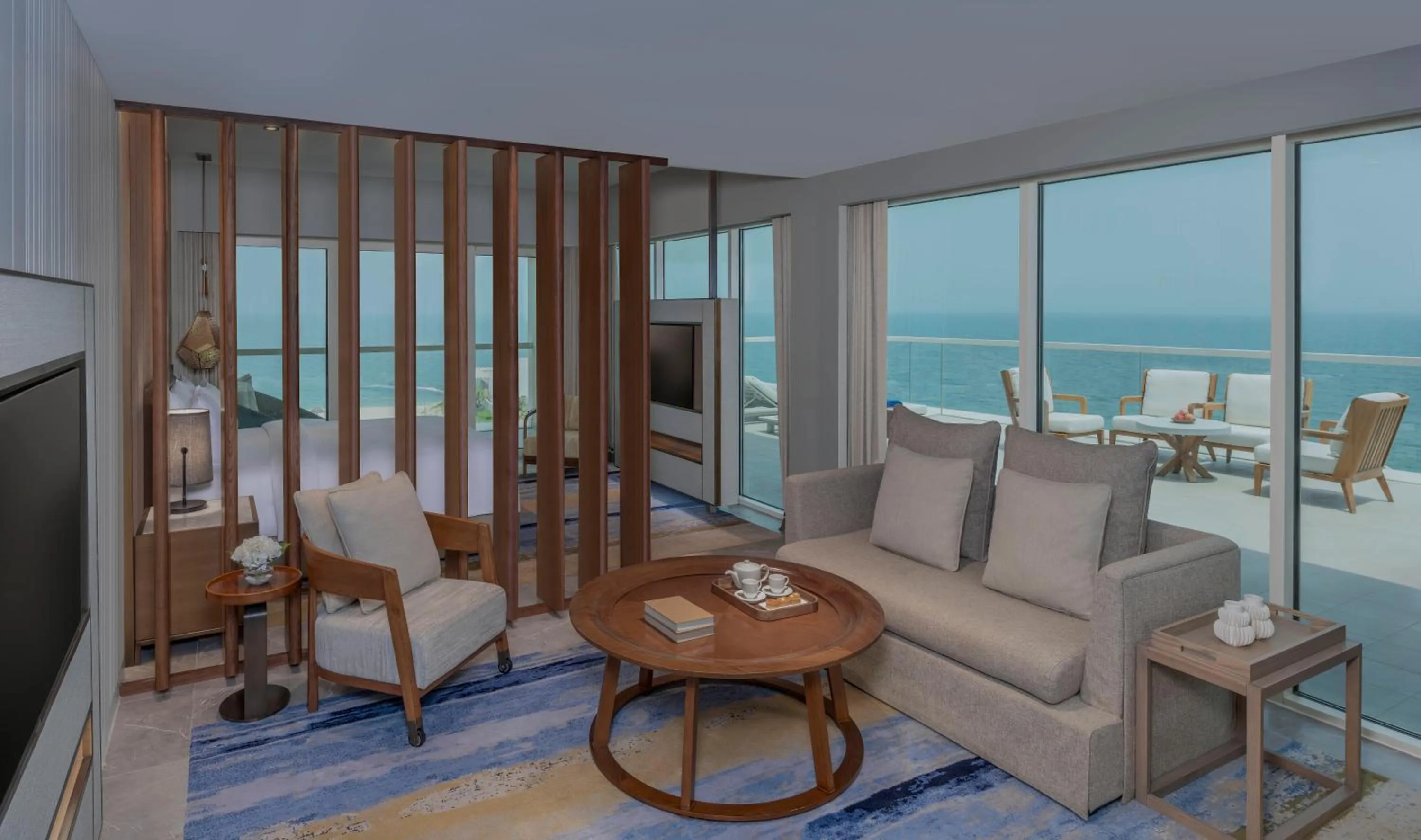 Bed in InterContinental Ras Al Khaimah Mina Al Arab Resort & Spa by IHG