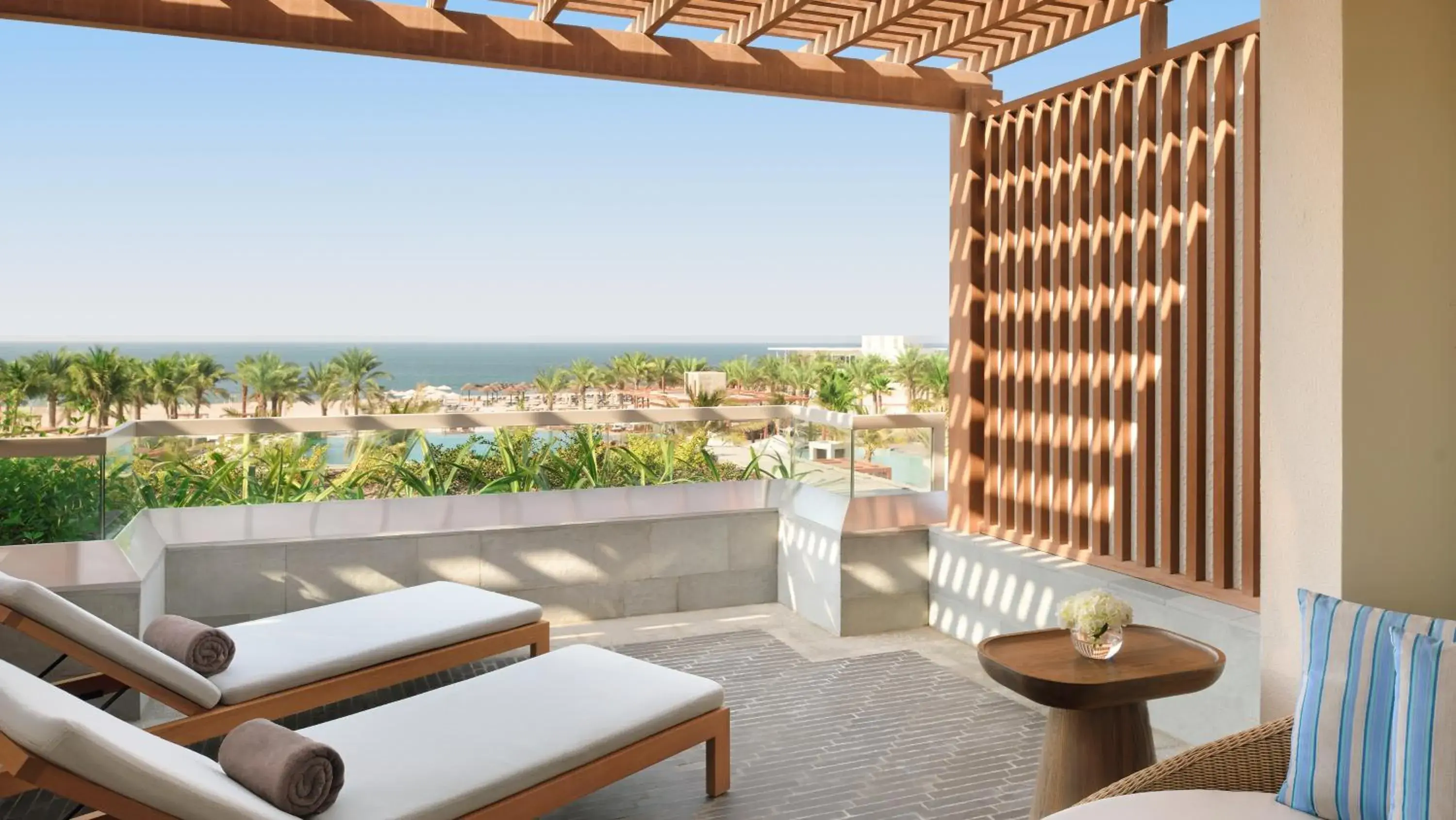 Classic Twin Room with Terrace and Sea View in InterContinental Ras Al Khaimah Mina Al Arab Resort & Spa by IHG Classic Twin Room with Terrace and Sea View in InterContinental Ras Al Khaimah Mina Al Arab Resort & Spa by IHG