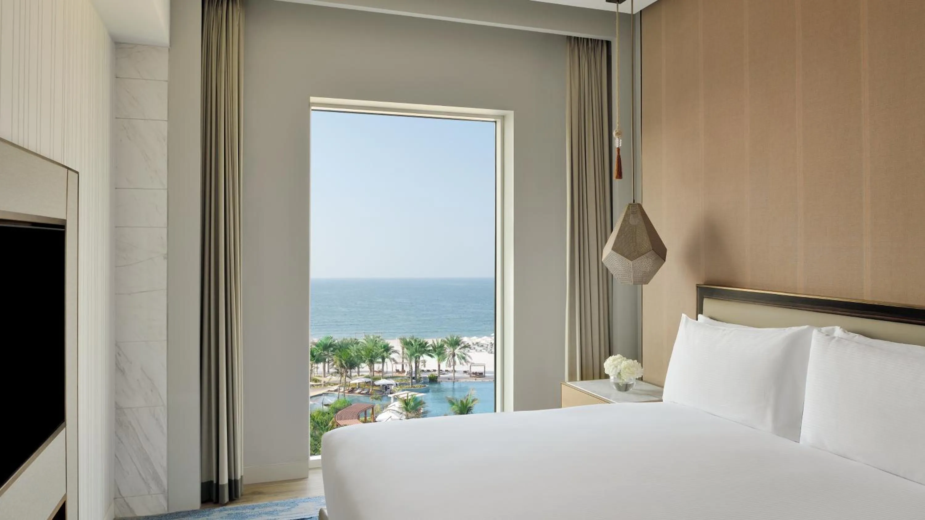 Bed in InterContinental Ras Al Khaimah Mina Al Arab Resort & Spa by IHG
