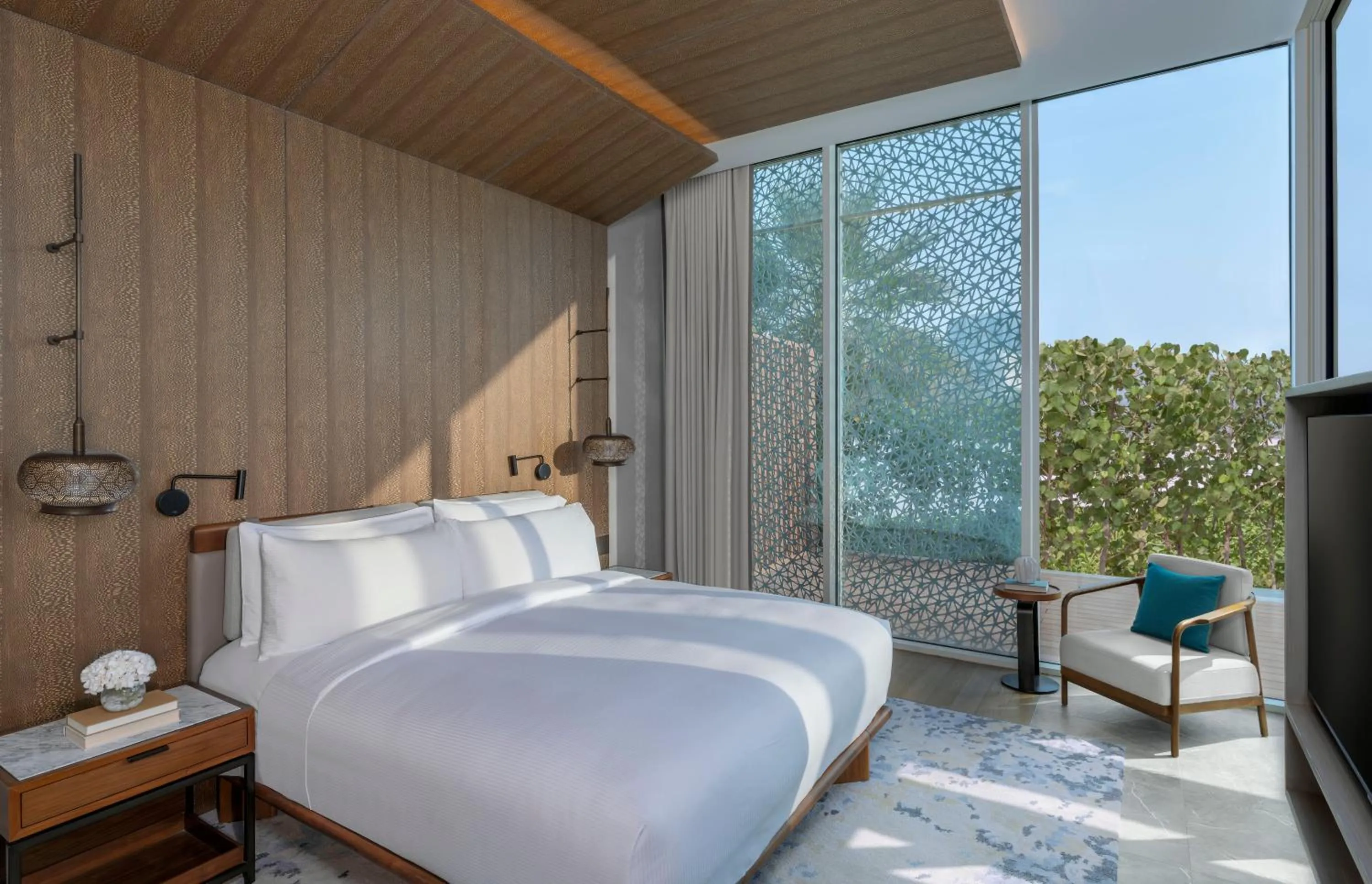 Bed in InterContinental Ras Al Khaimah Mina Al Arab Resort & Spa by IHG