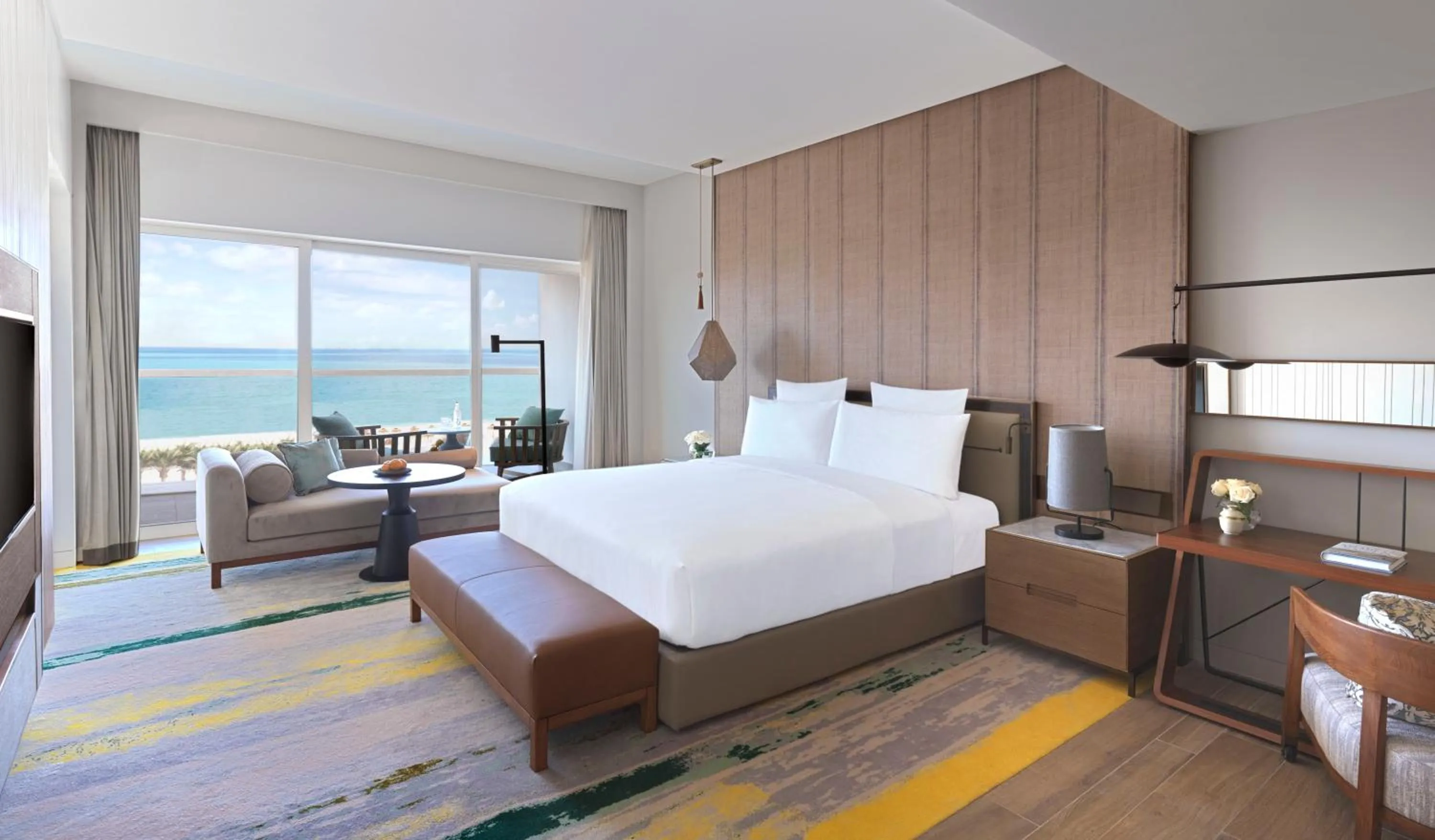 Bed in InterContinental Ras Al Khaimah Mina Al Arab Resort & Spa by IHG